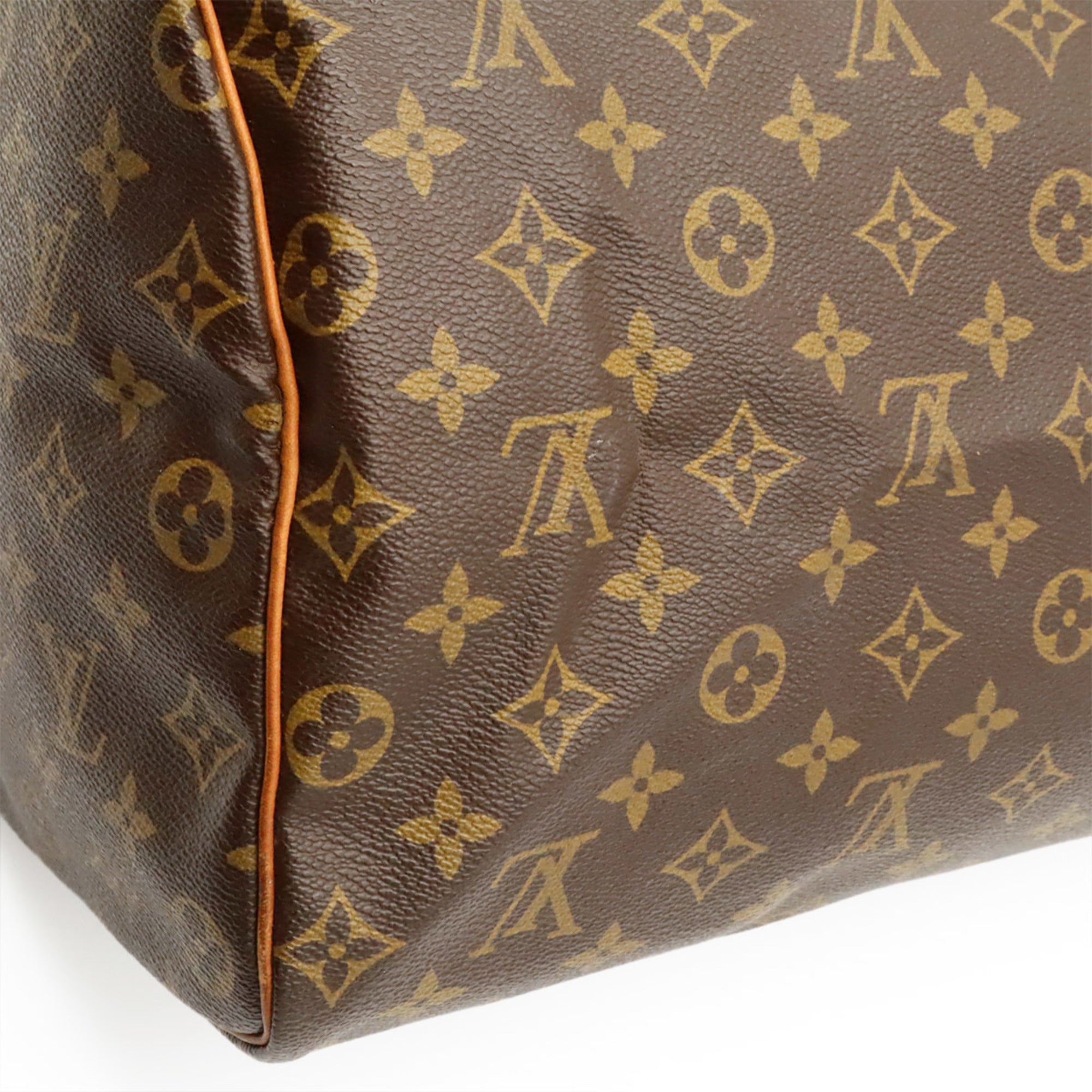 Louis Vuitton Brown Monogram Canvas Pvc Coated Canvas Boston Bag Handbag (Pre-Owned)