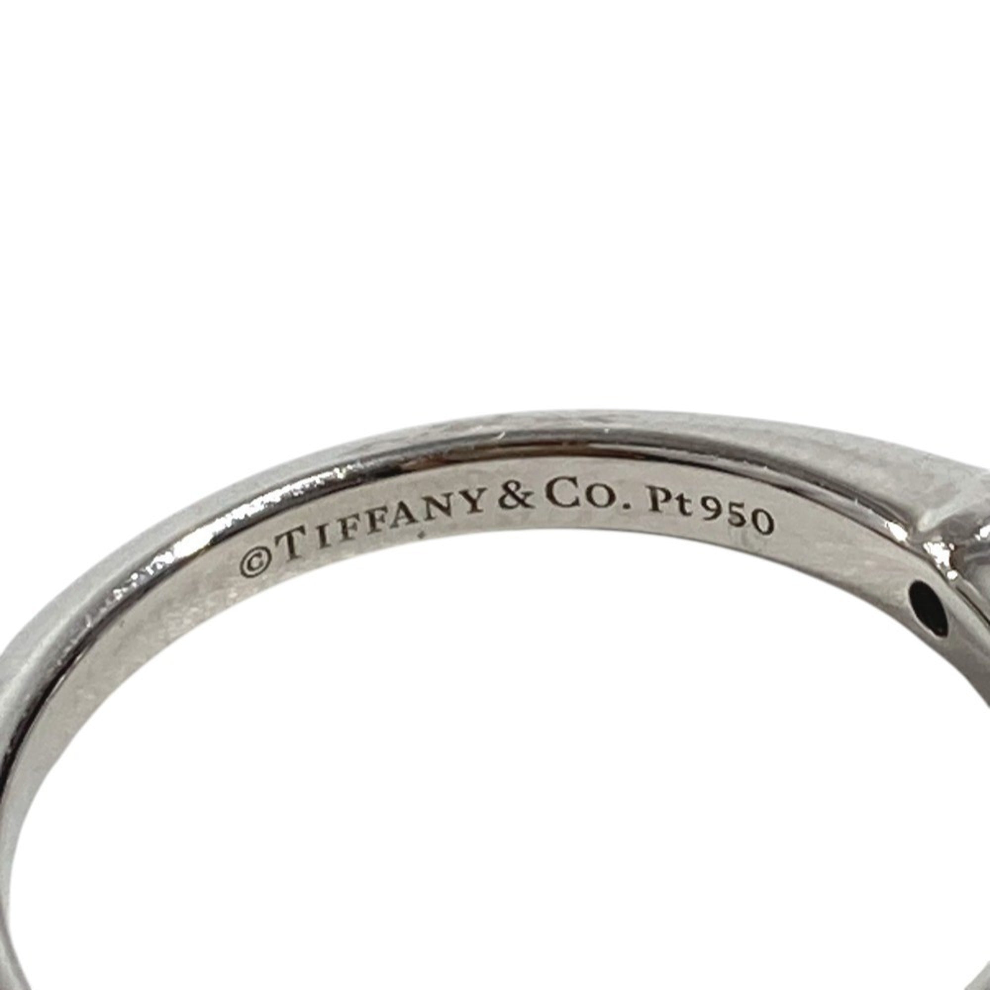 Tiffany Silver Platinum 950 Band Ring (Pre-Owned)