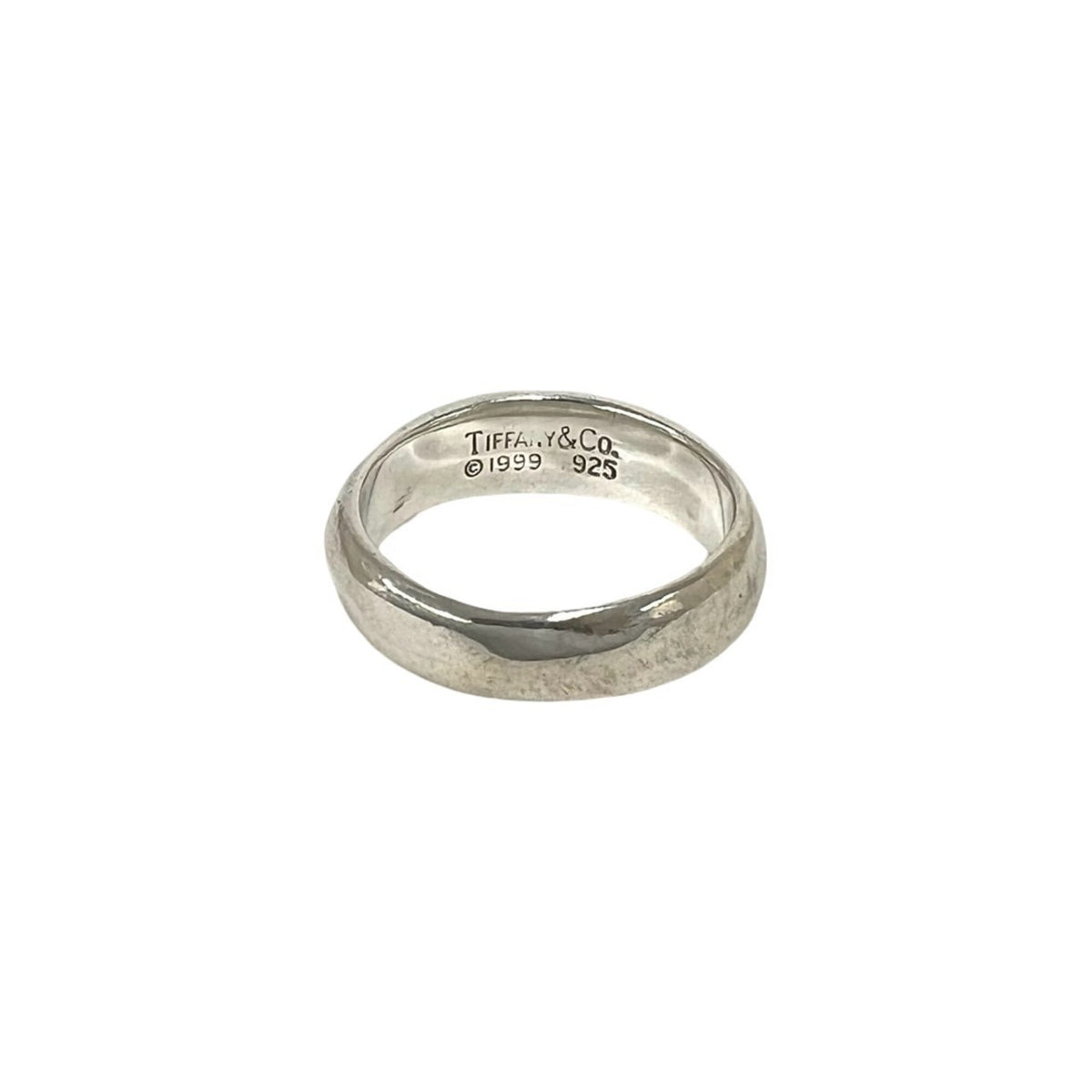 Tiffany Silver Silver 925 Band Ring (Pre-Owned)