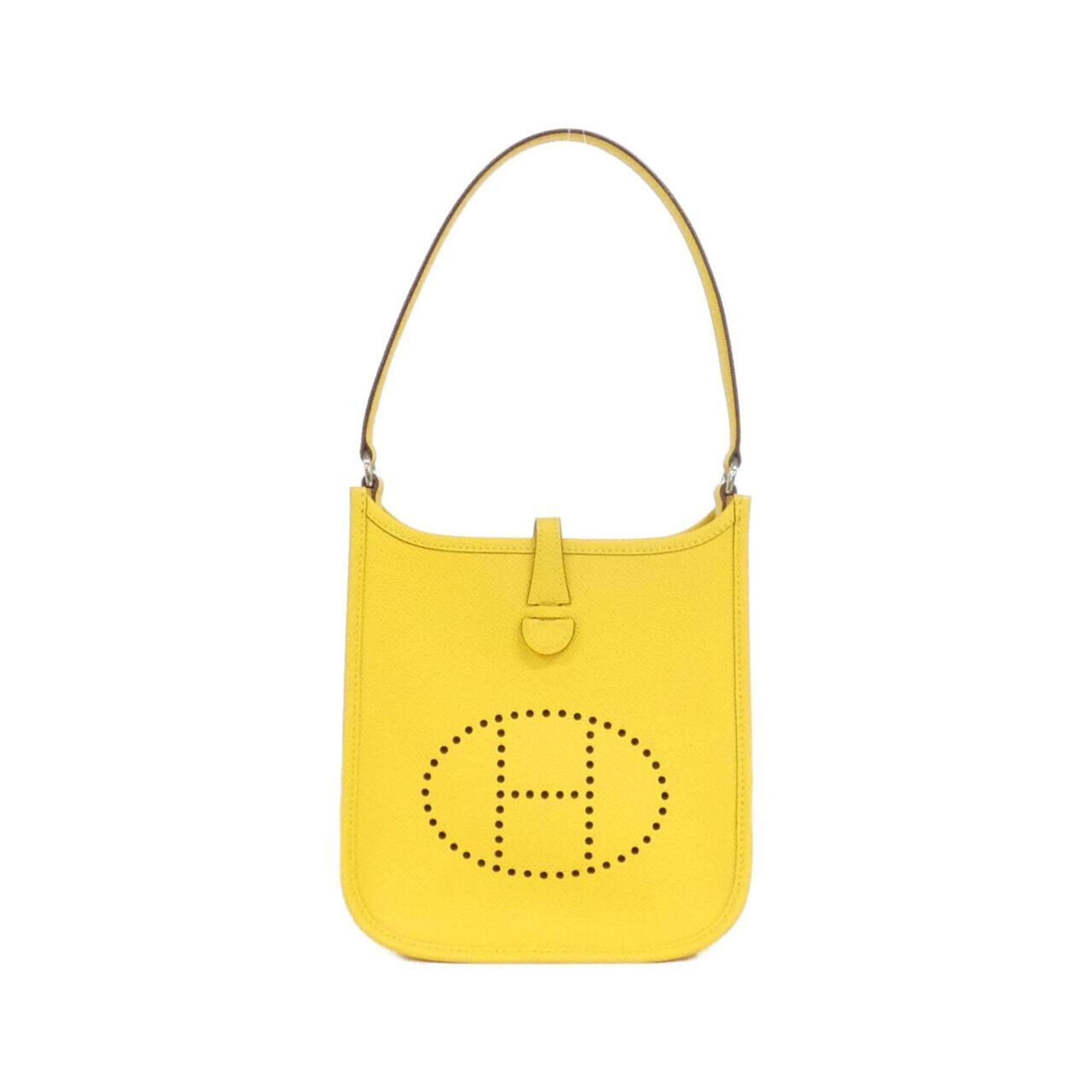 Hermes Jaune Epsom Leather Shoulder Bag (Pre-Owned)