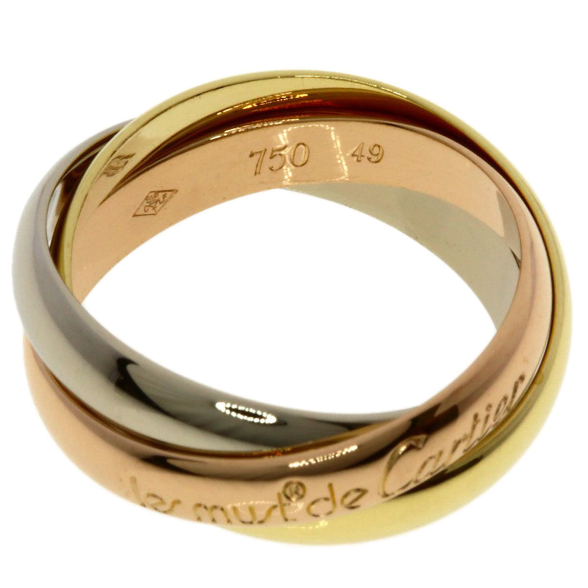 Cartier Yellow Gold (18K) Pink Gold (18K) White Gold (18K) Band Ring (Pre-Owned)