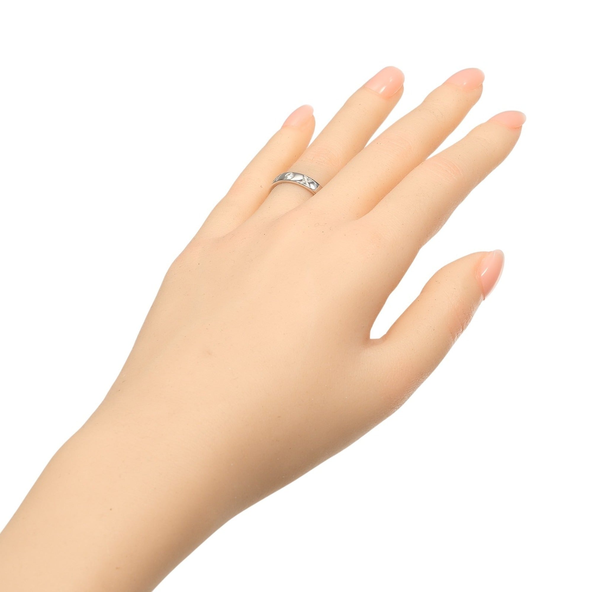 Tiffany White Gold (18K) Band Ring (Pre-Owned)