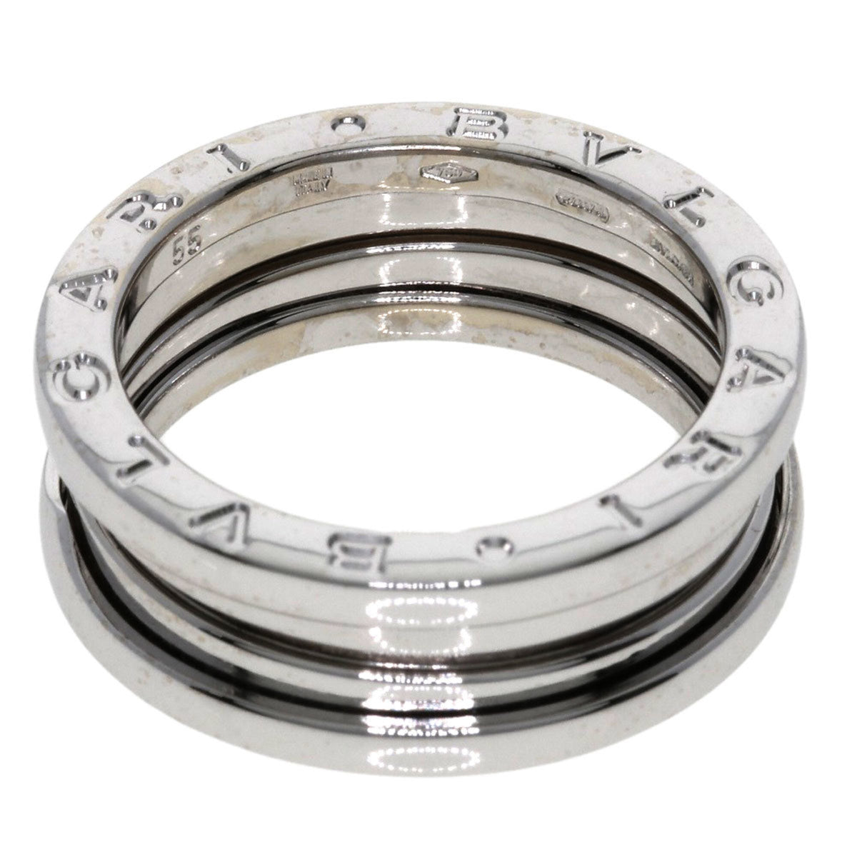 Bvlgari White Gold White Gold (18K) Band Ring (Pre-Owned)