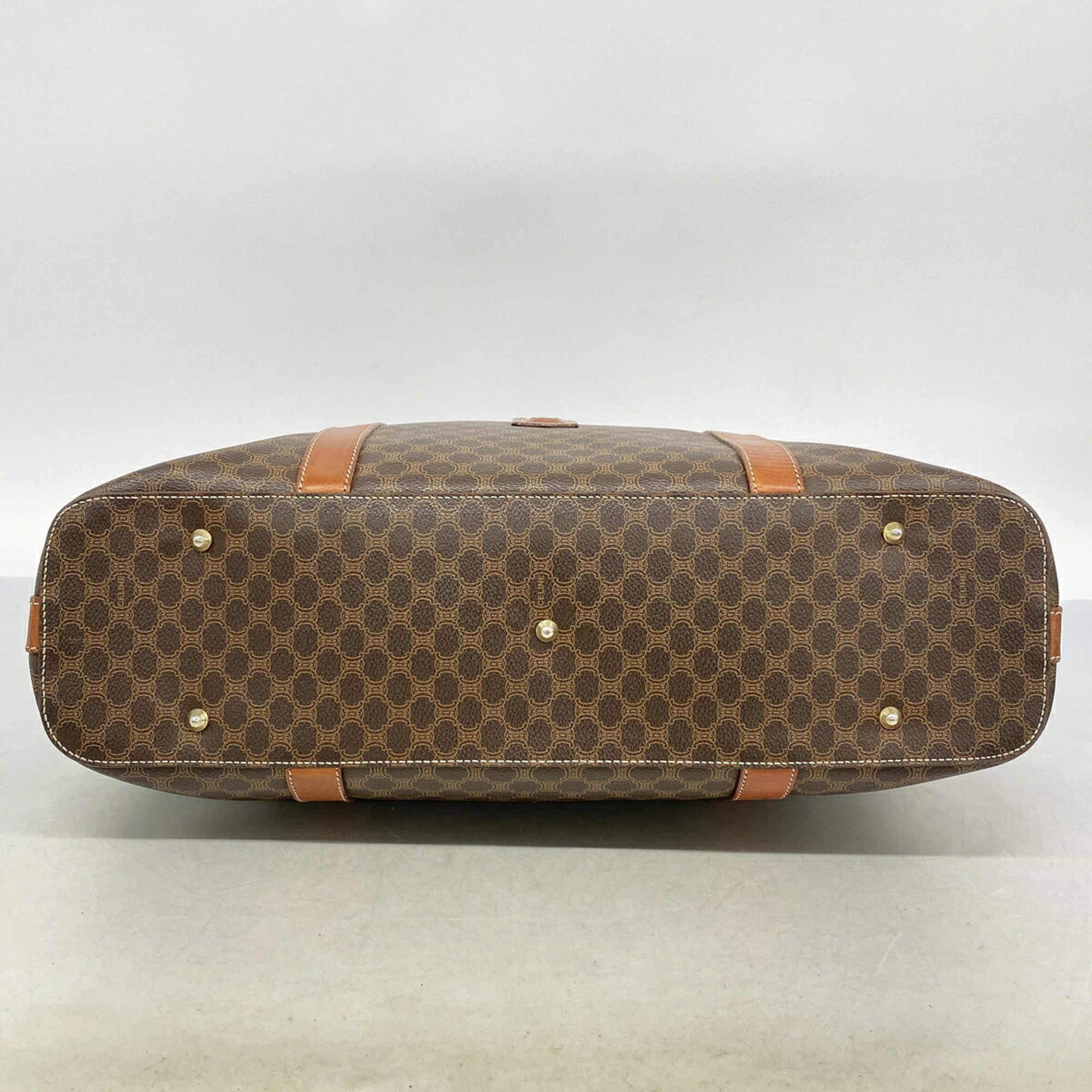 Celine Brown Pvc Tote Bag (Pre-Owned)