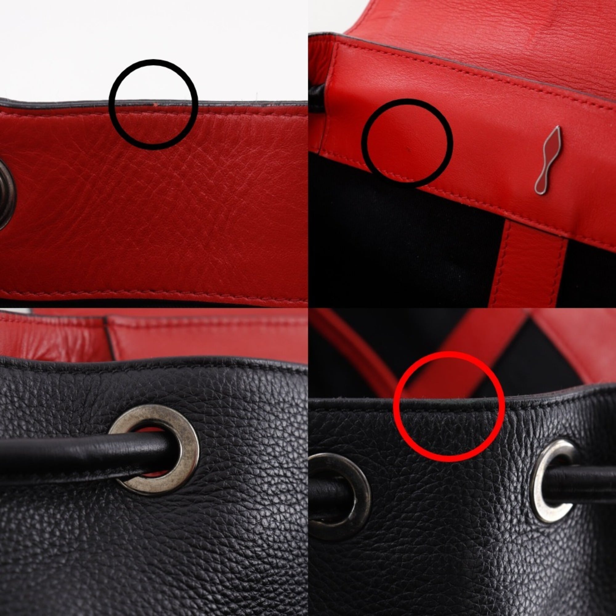 Christian Louboutin Black Leather Backpack (Pre-Owned)