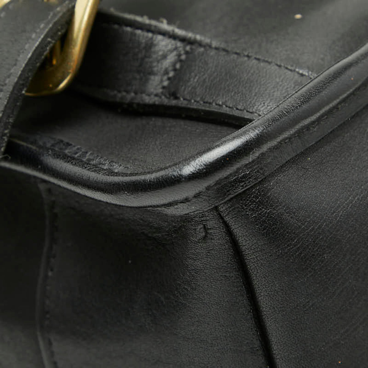 Coach Black Leather Backpack (Pre-Owned)