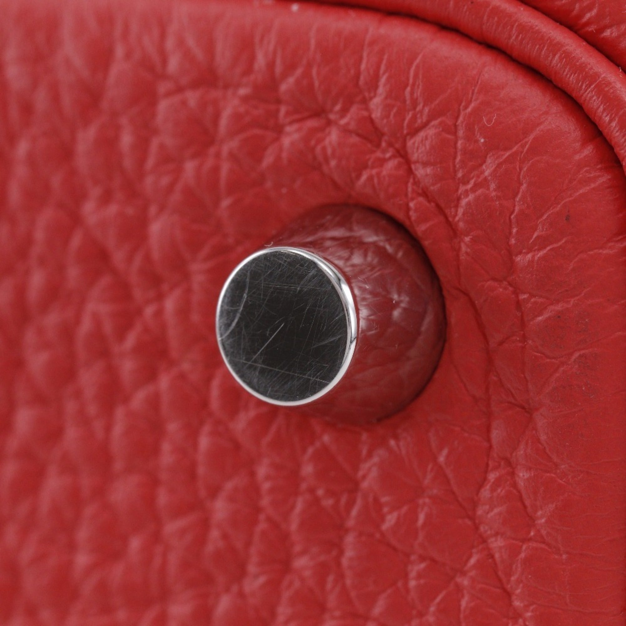 Hermes Picotin Pink Taurillon Clemence Leather Handbag (Pre-Owned)