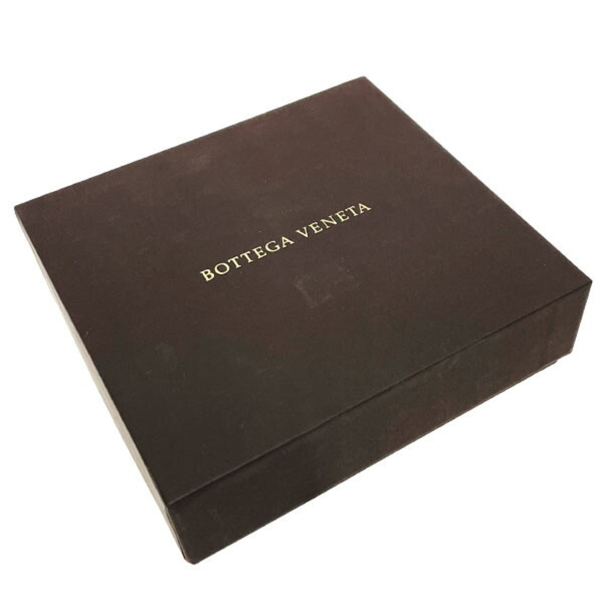 Bottega Veneta Red Color Wine Intrecciato Wallet (Tri-Fold) (Pre-Owned)