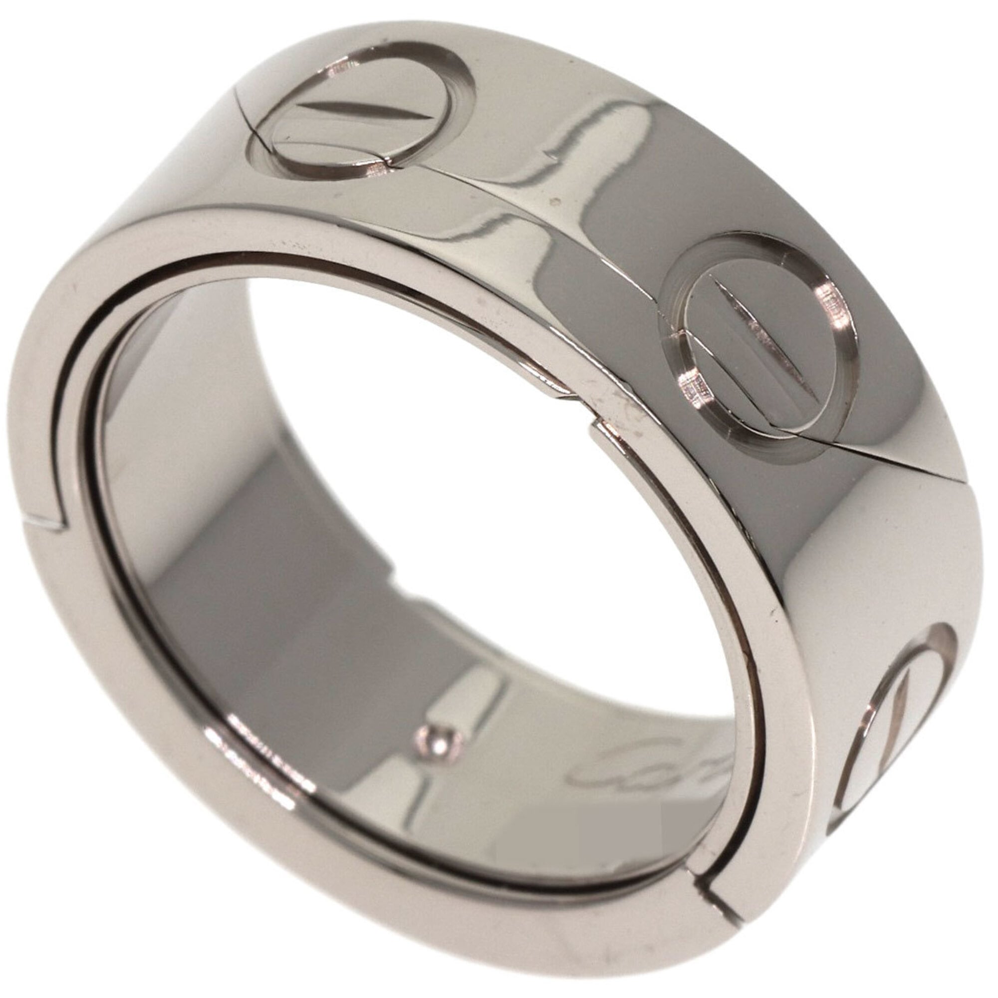 Cartier White Gold White Gold (18K) Band Ring (Pre-Owned)