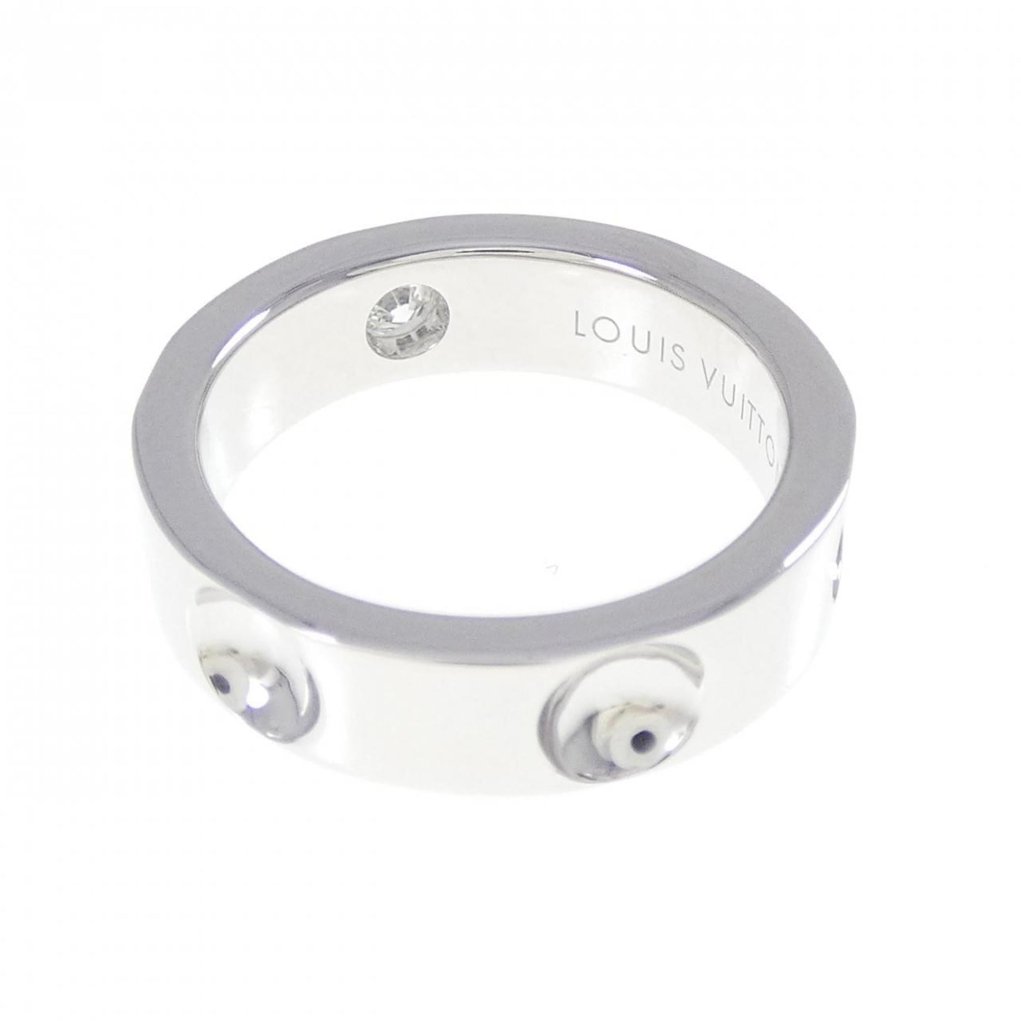 Louis Vuitton White Gold (18K) Band Ring (Pre-Owned)