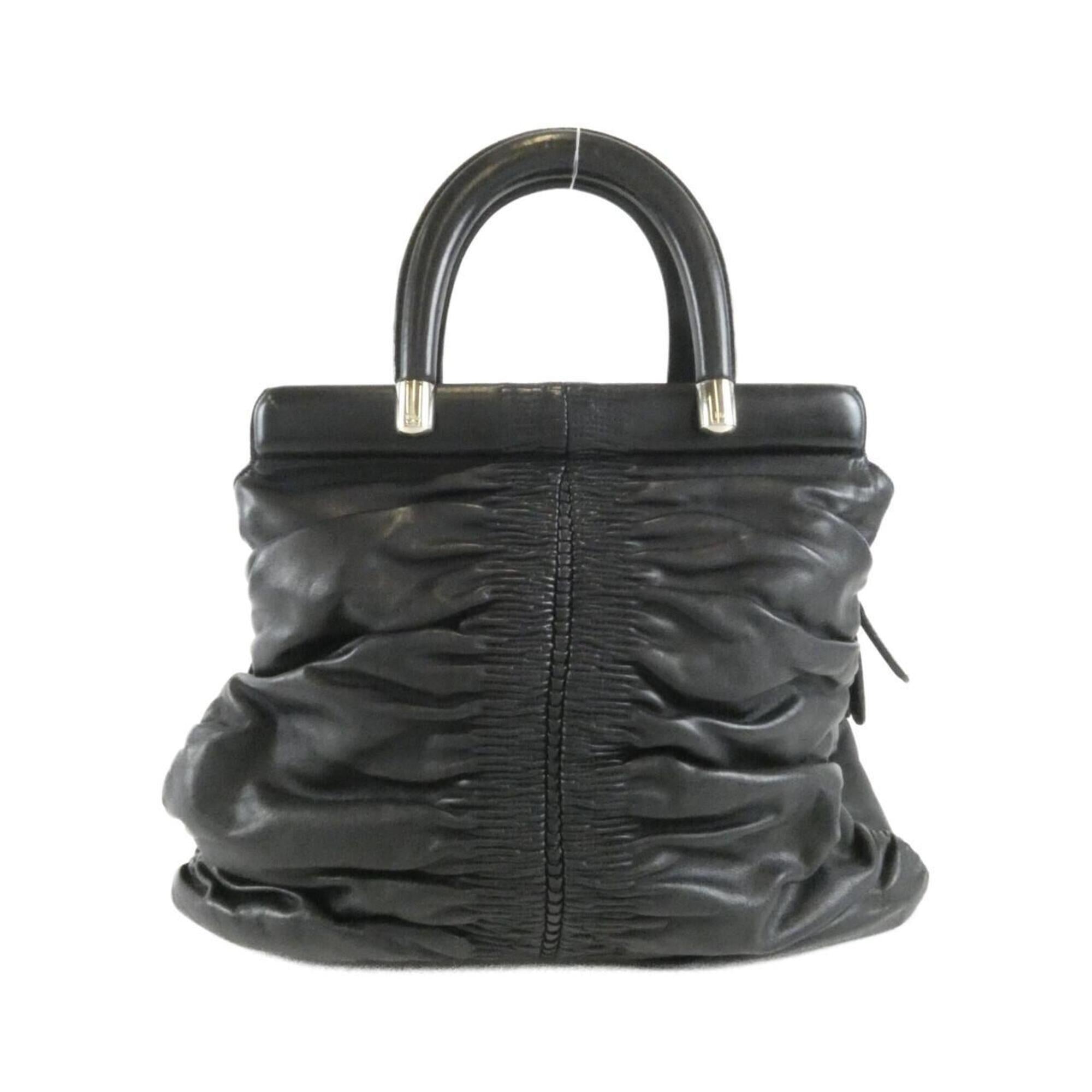 Christian Dior Navy Leather Handbag (Pre-Owned)