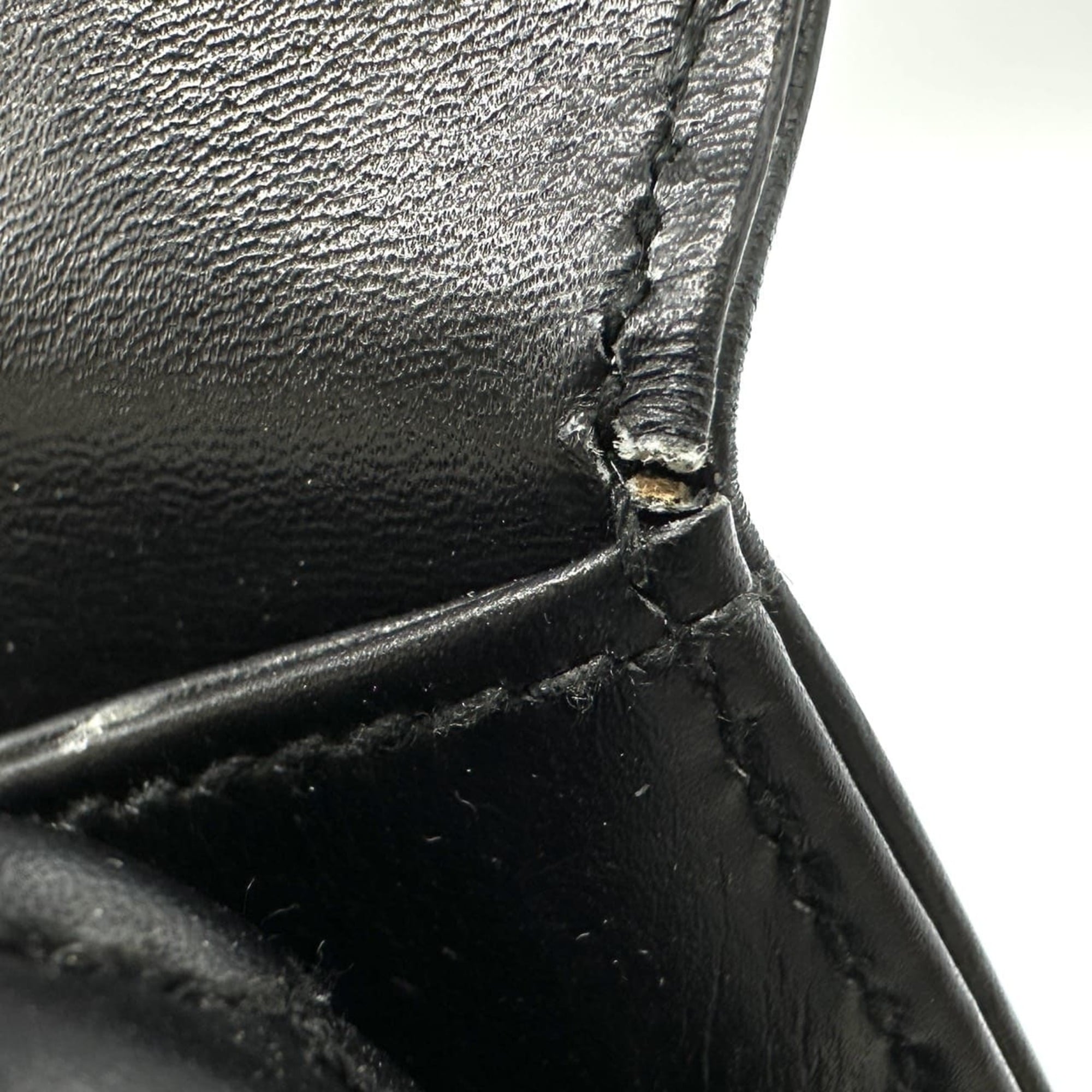 Gucci Black Bamboo Leather Handbag (Pre-Owned)