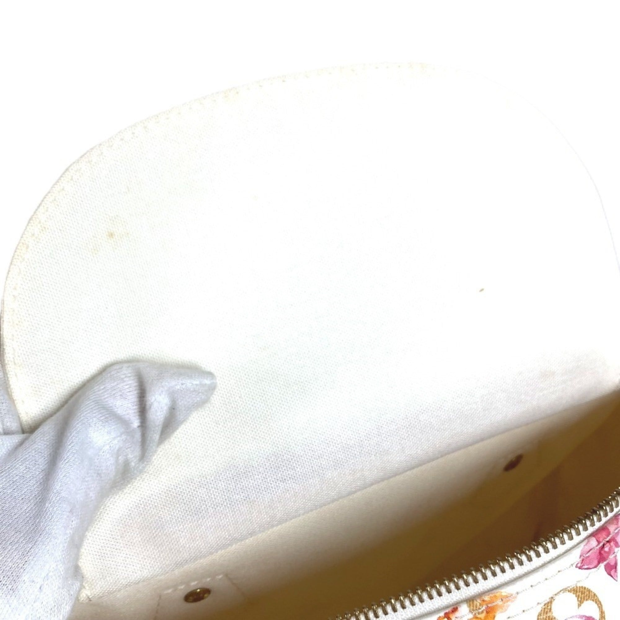 Louis Vuitton Multi-Color White Monogram Boston Bag Handbag (Pre-Owned)