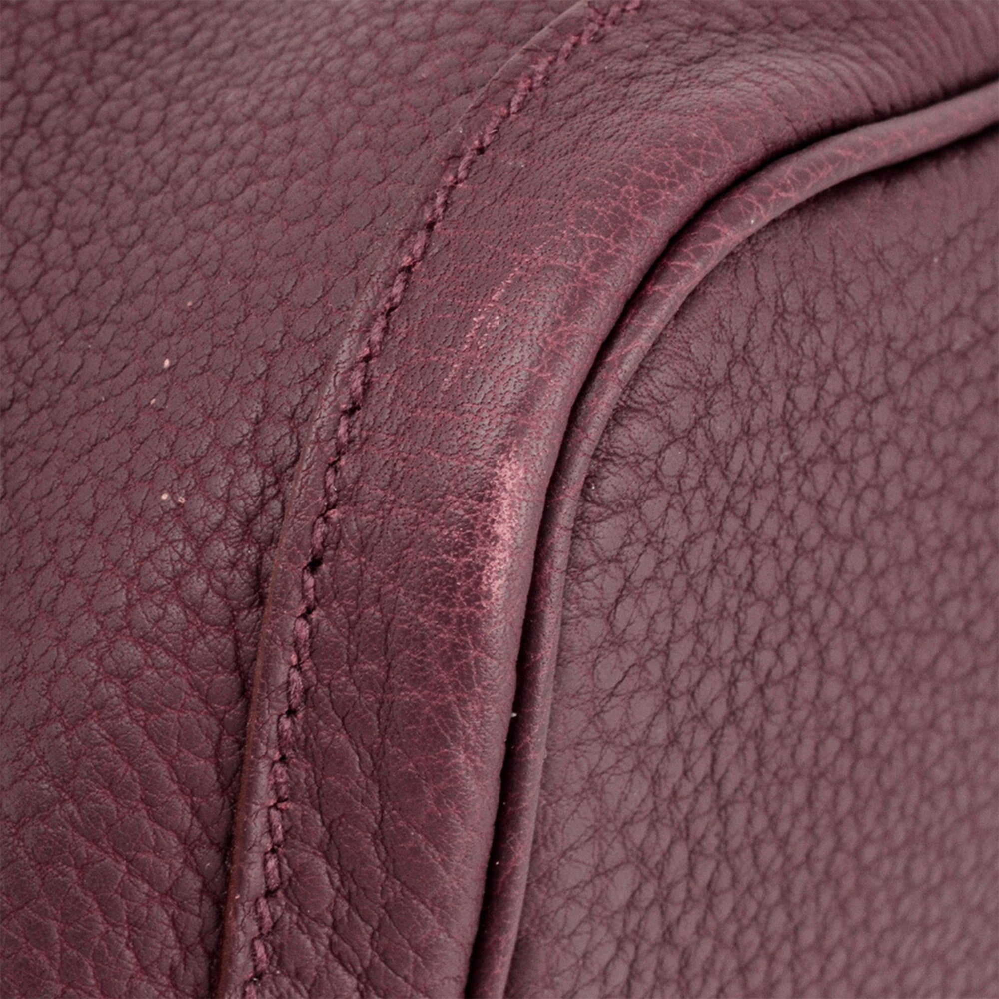 Hermes Cassis Purple Negonda Leather Tote Bag (Pre-Owned)