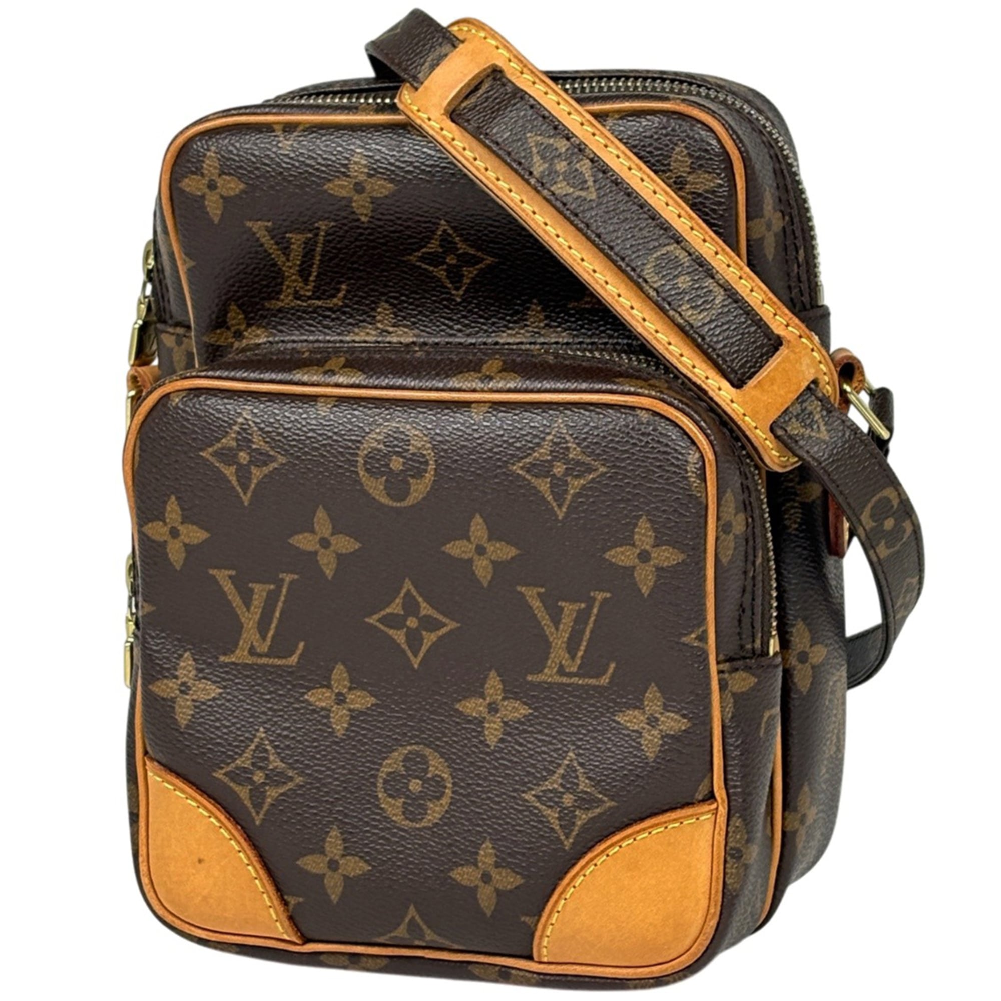 Louis Vuitton Brown Monogram Shoulder Bag (Pre-Owned)