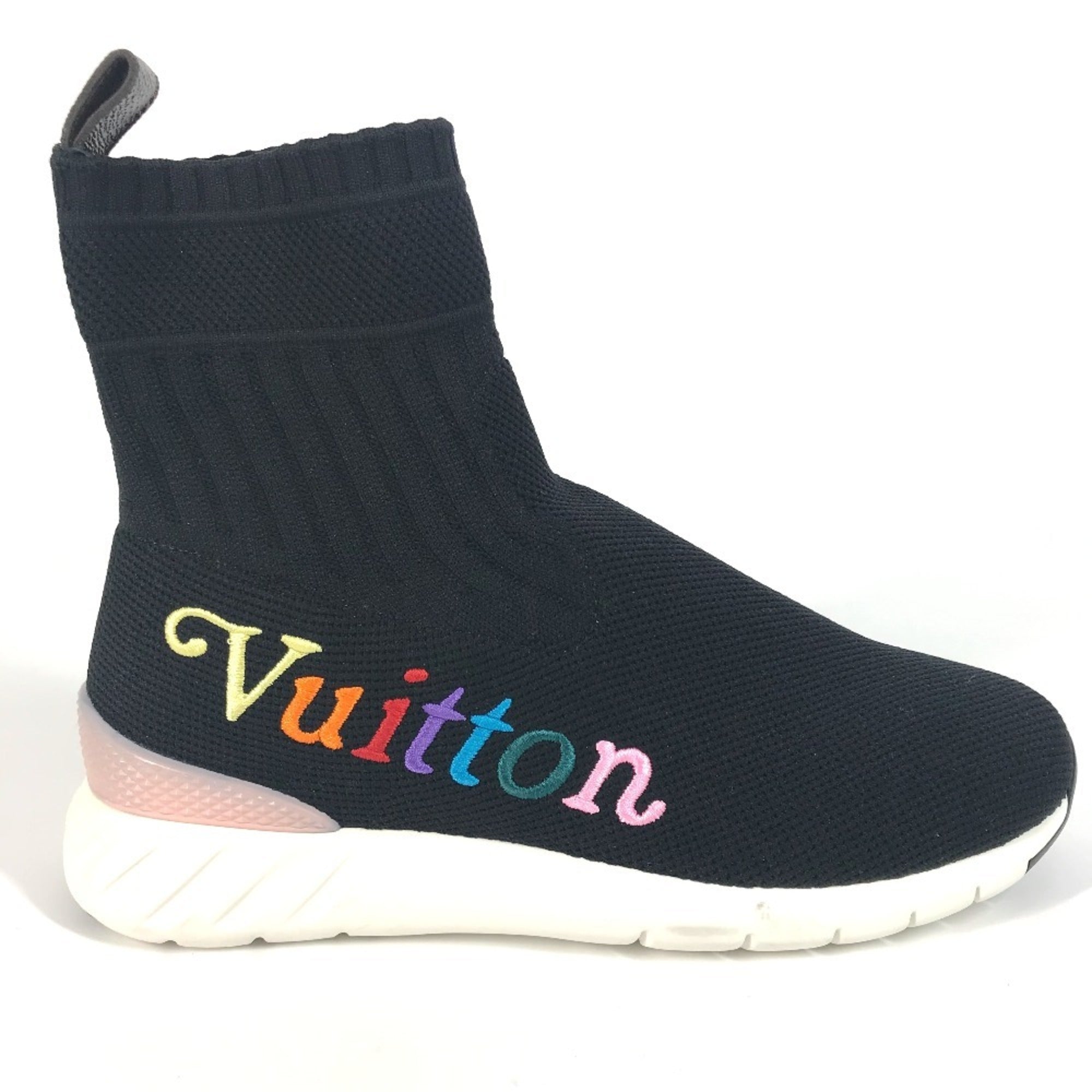 Louis Vuitton Black Multi-Color Sneakers (Pre-Owned)