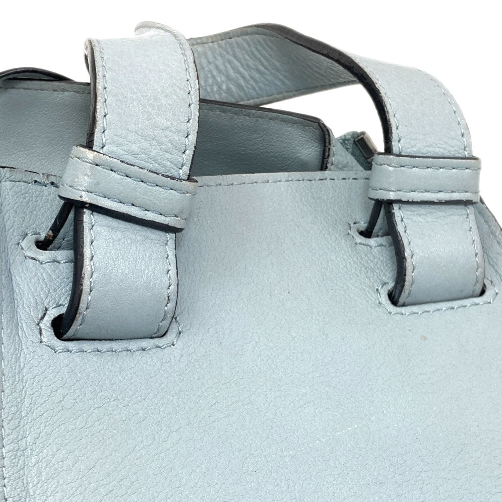 Loewe Light Blue Leather Handbag Pouch (Pre-Owned)