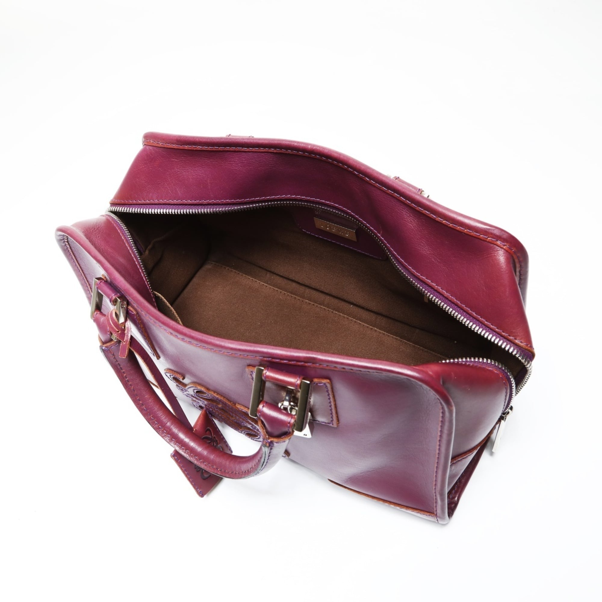 Loewe Amazona Purple Handbag (Pre-Owned)
