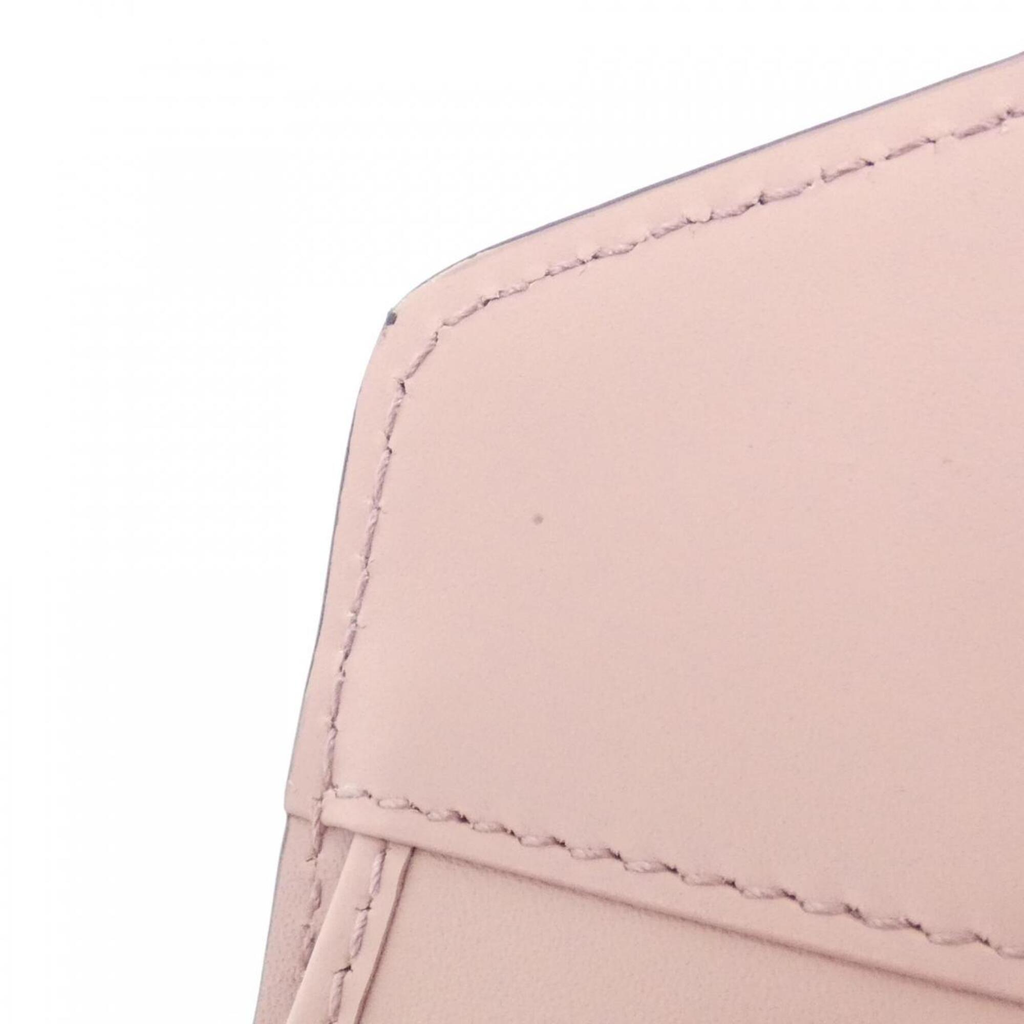 Gucci Rose Pink Gg Leather Wallet (Tri-Fold) (Pre-Owned)