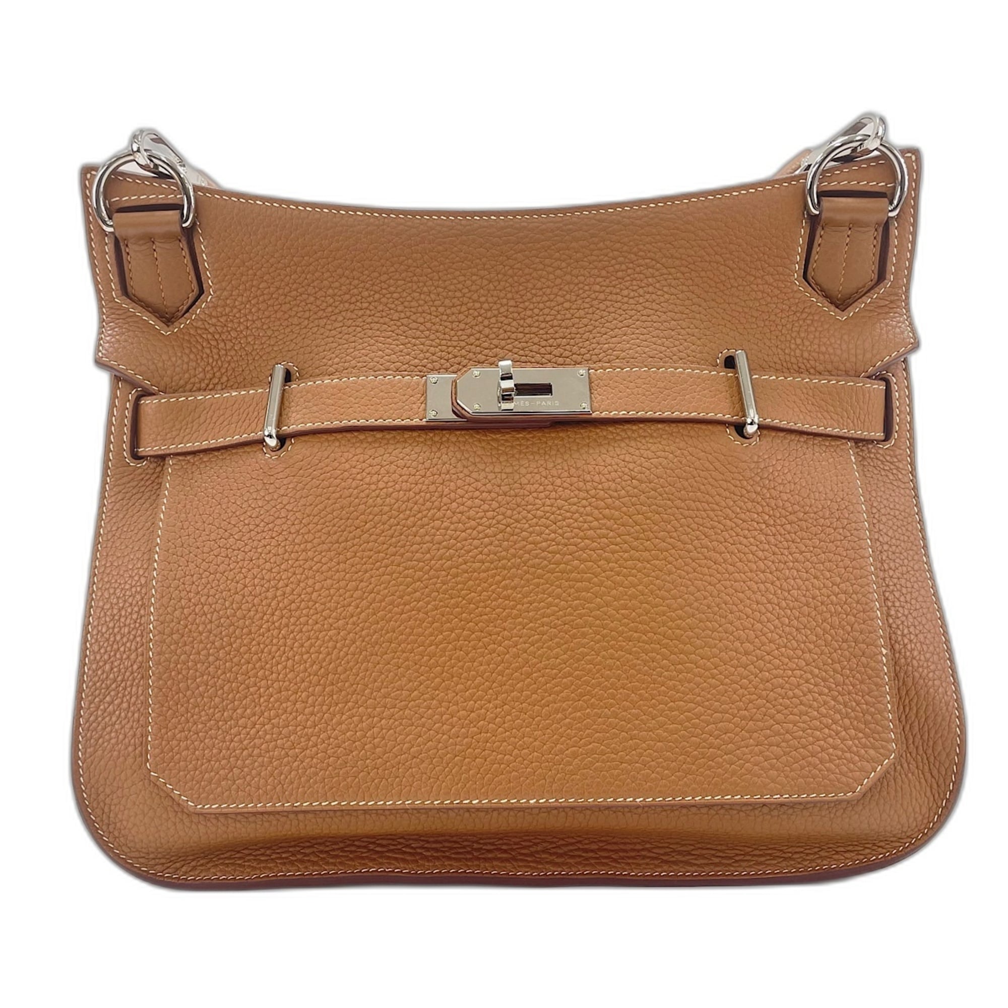 Hermes Jypsiere Brown Shoulder Bag (Pre-Owned)