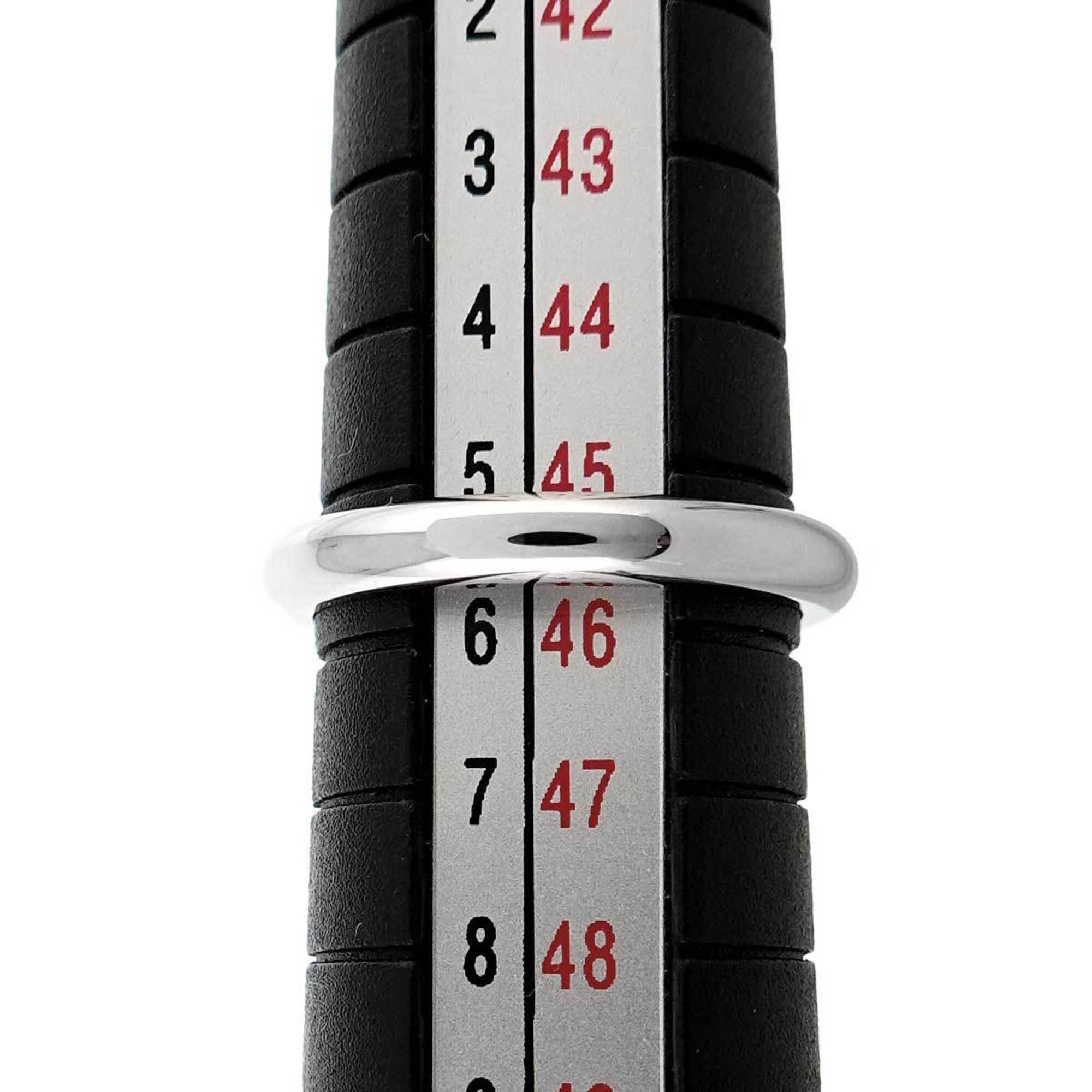 Bvlgari Platinum Platinum 950 Band Ring (Pre-Owned)