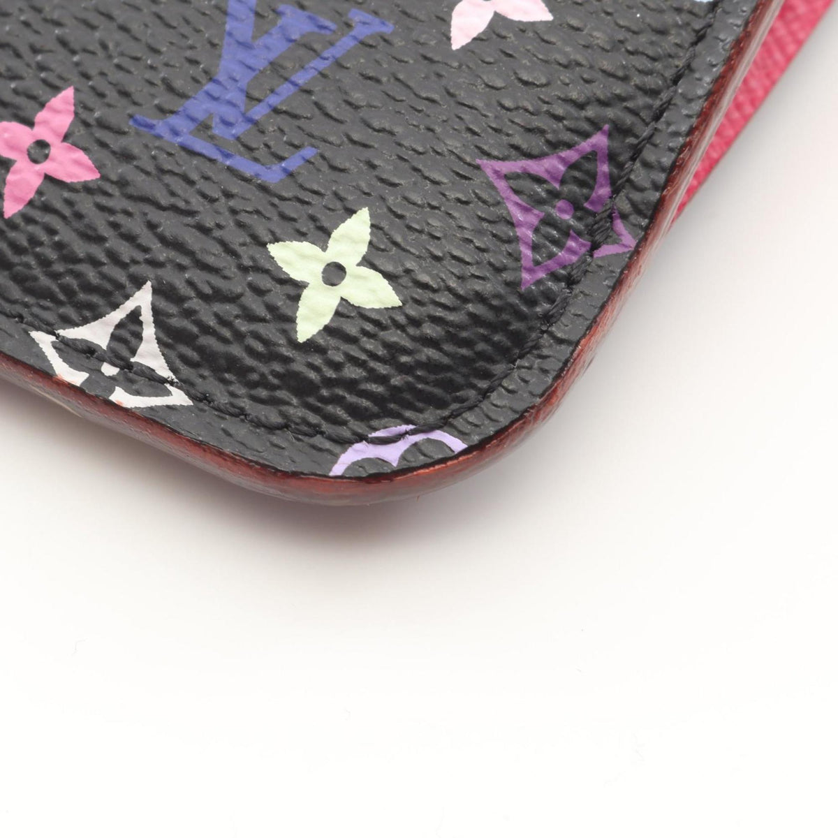 Louis Vuitton Black Grenade Multi-Color Noir Monogram Multicolore Coin Purse/Coin Case (Pre-Owned)