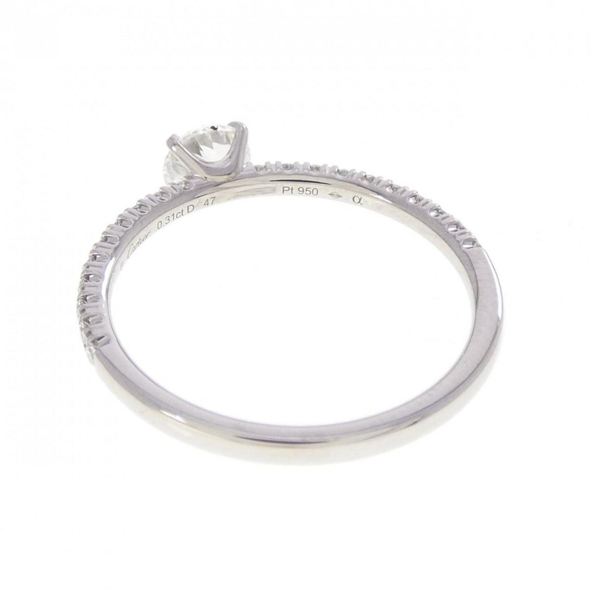 Cartier Platinum 950 Band Ring (Pre-Owned)