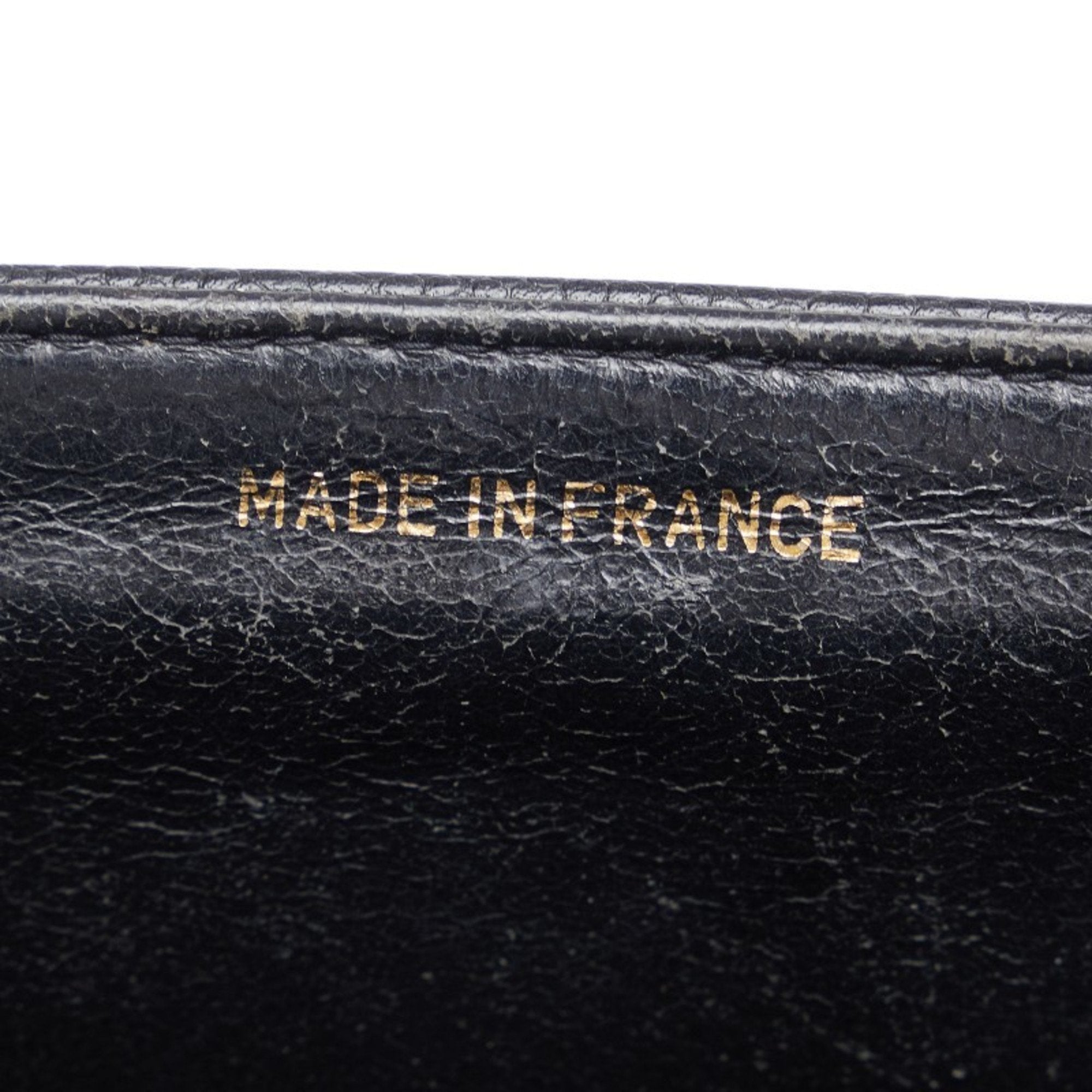 Chanel Black Caviar Leather Handbag (Pre-Owned)