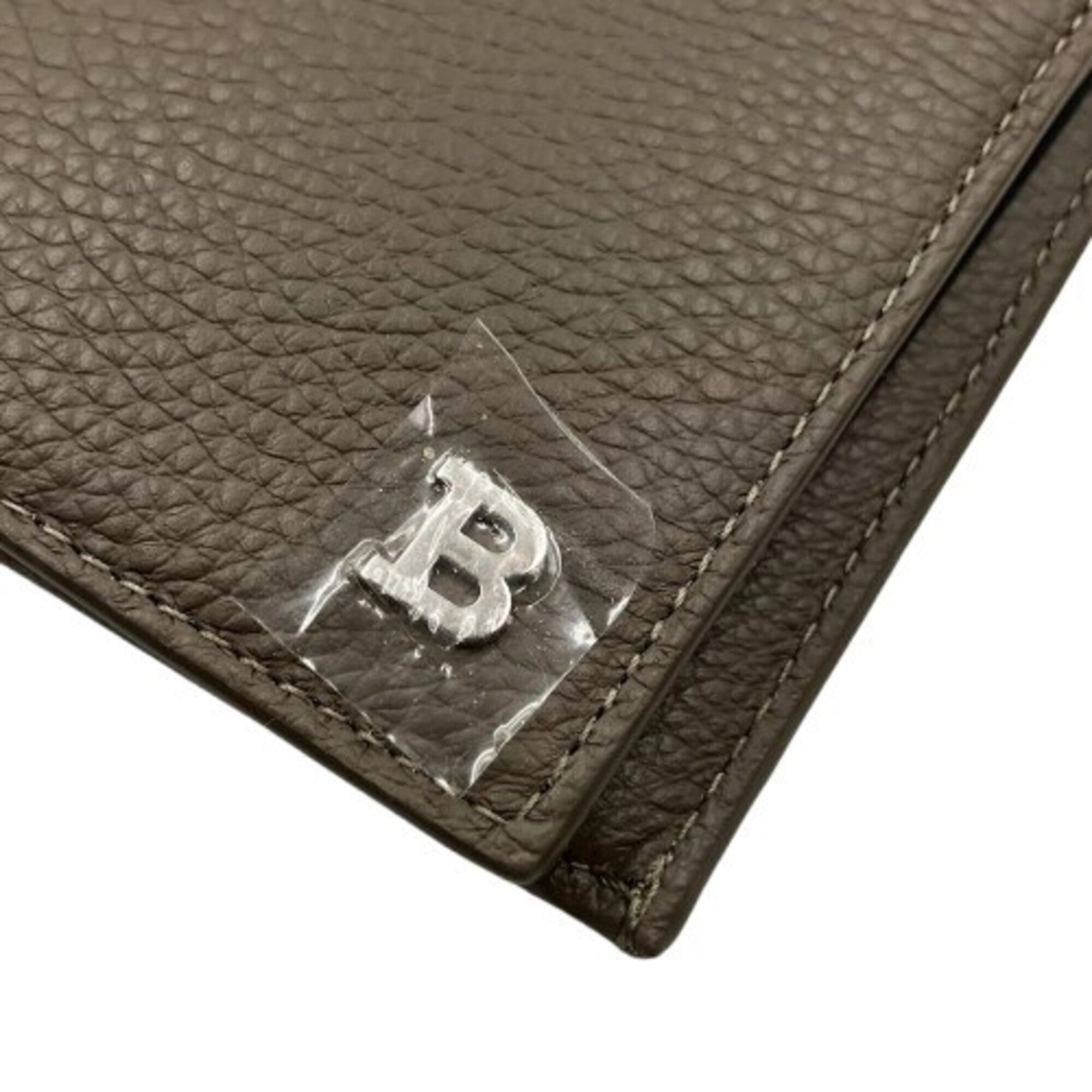 Bally Beige Leather Long Wallet (Bi-Fold) (Pre-Owned)