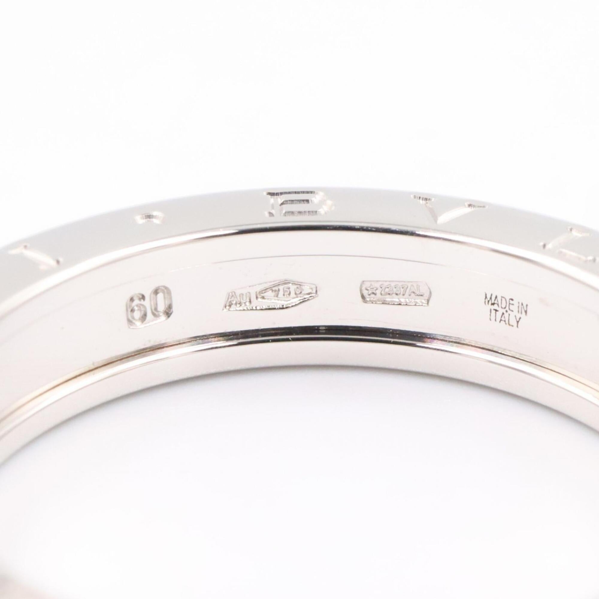 Bvlgari Silver White Gold (18K) Band Ring (Pre-Owned)