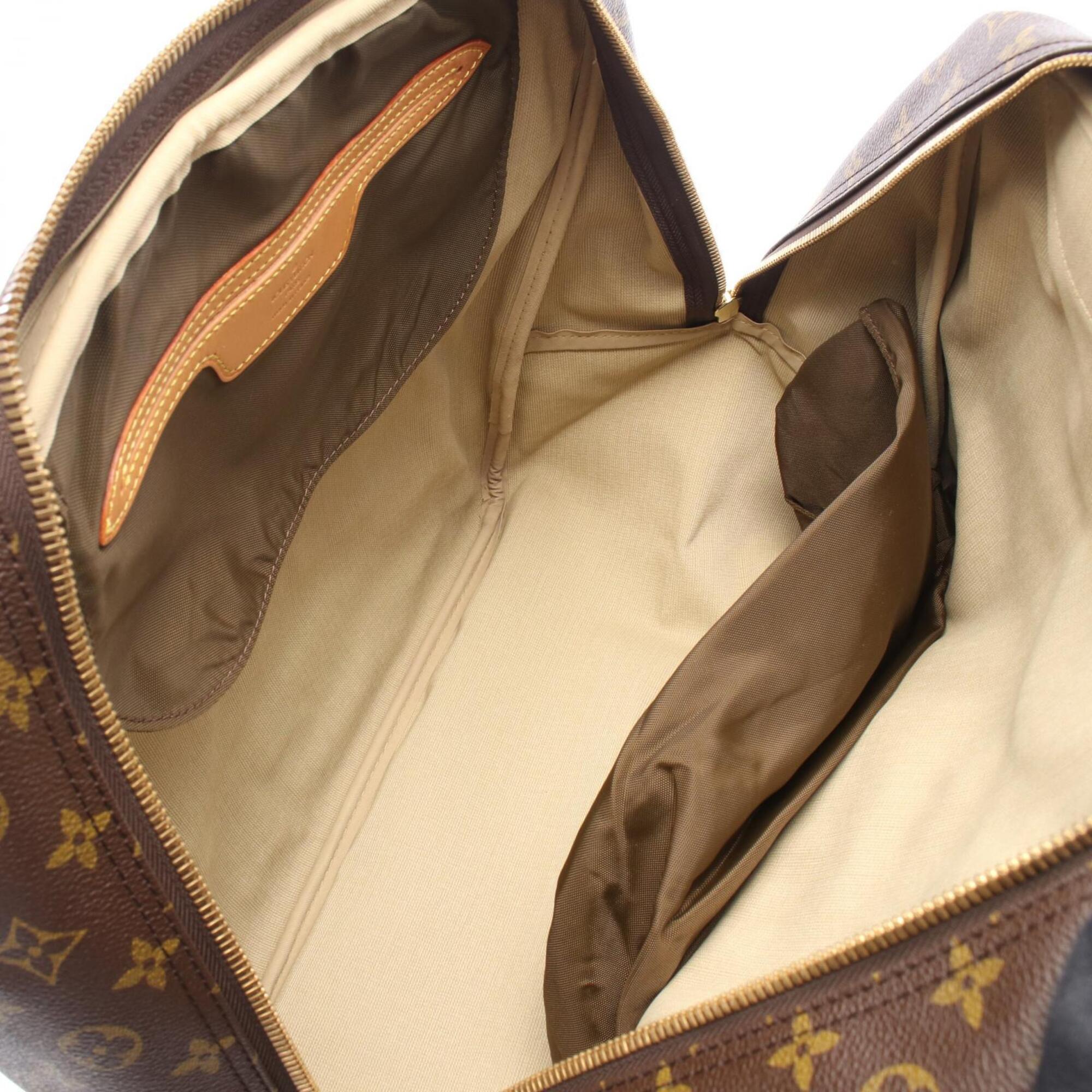 Louis Vuitton Brown Pvc Leather Boston Bag Handbag (Pre-Owned)