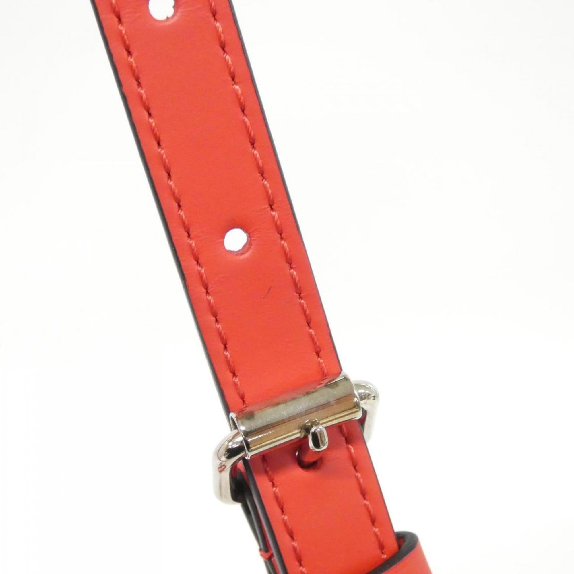 Louis Vuitton Rouge Leather Shoulder Bag (Pre-Owned)