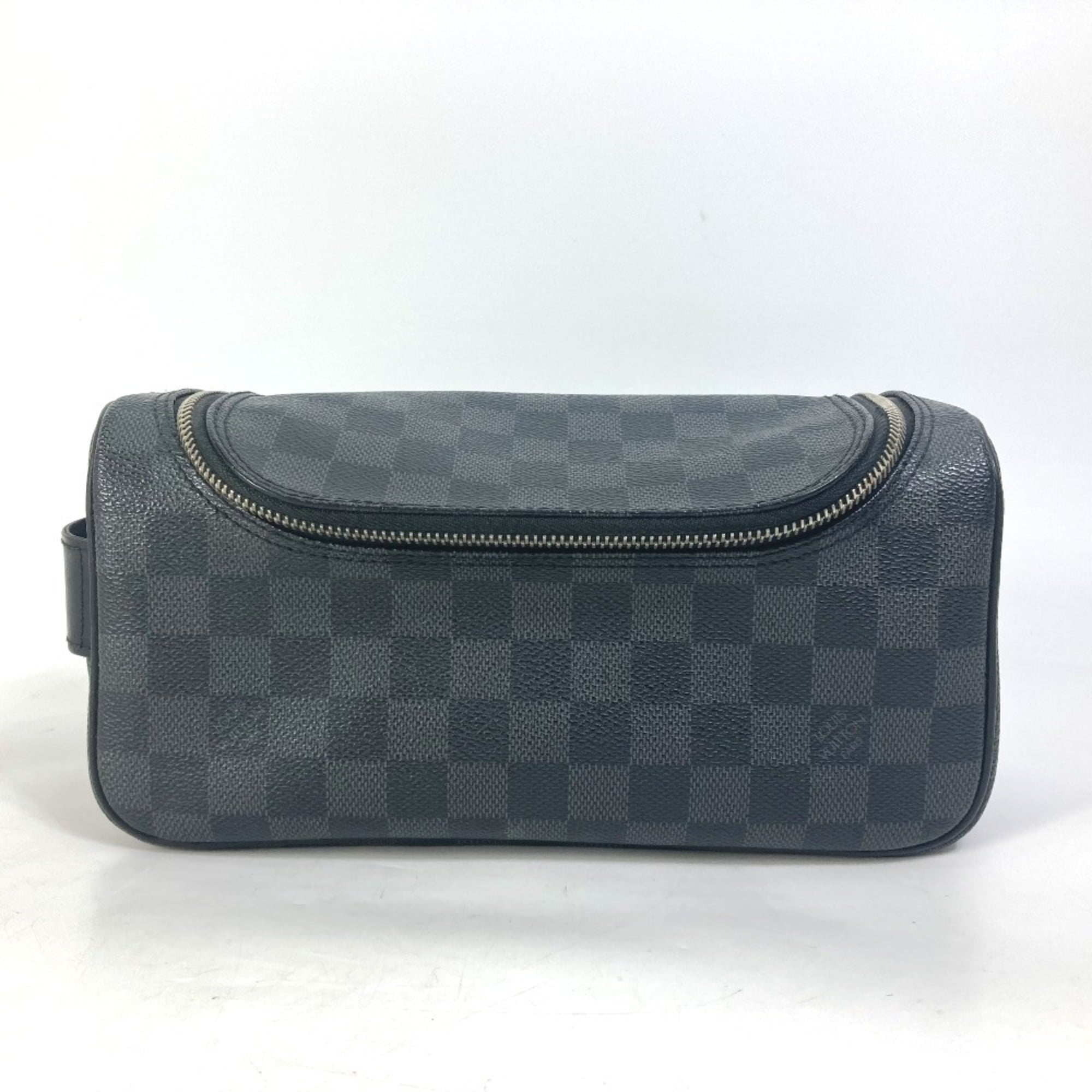 Louis Vuitton Damier Graphite Black Galle Damier Graphite Clutch Bag Pouch (Pre-Owned)