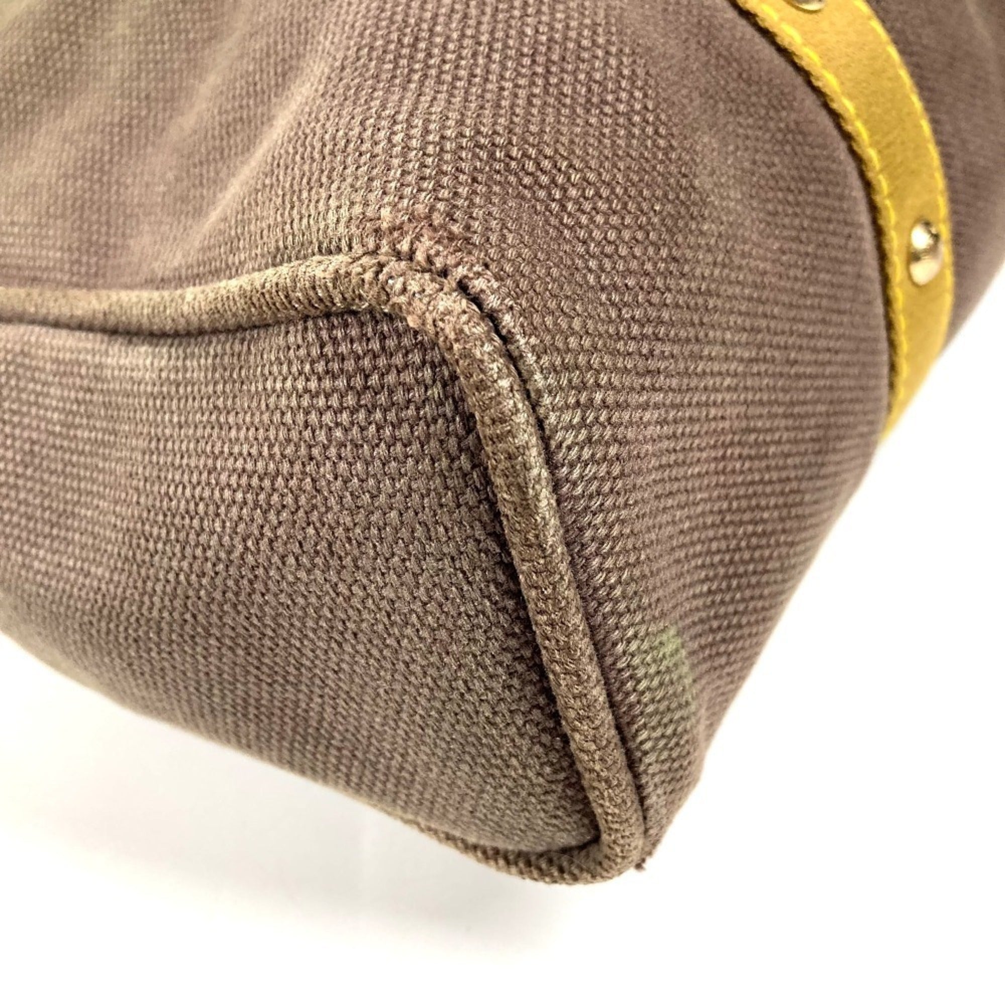Louis Vuitton Brown Canvas Shoulder Bag Tote Bag (Pre-Owned)