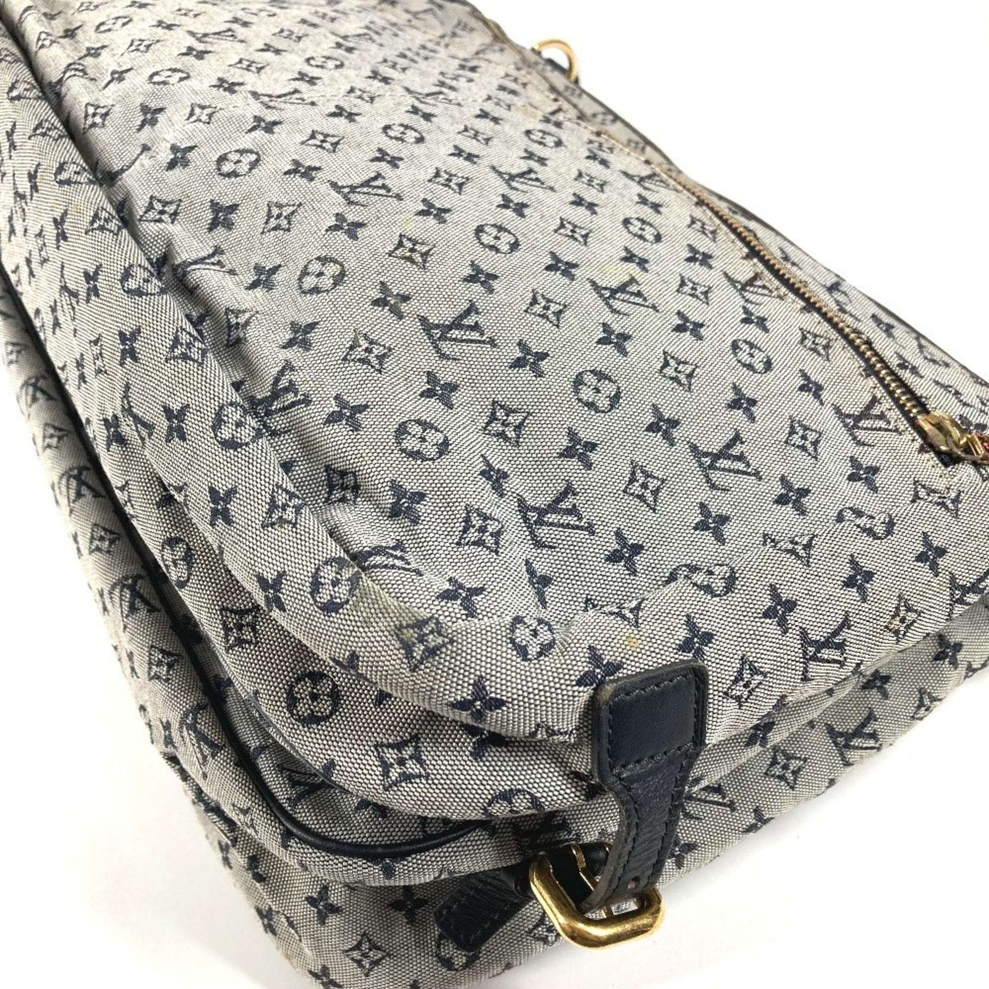 Louis Vuitton Navy Monogram Mini Messenger Bag Shoulder Bag (Pre-Owned)