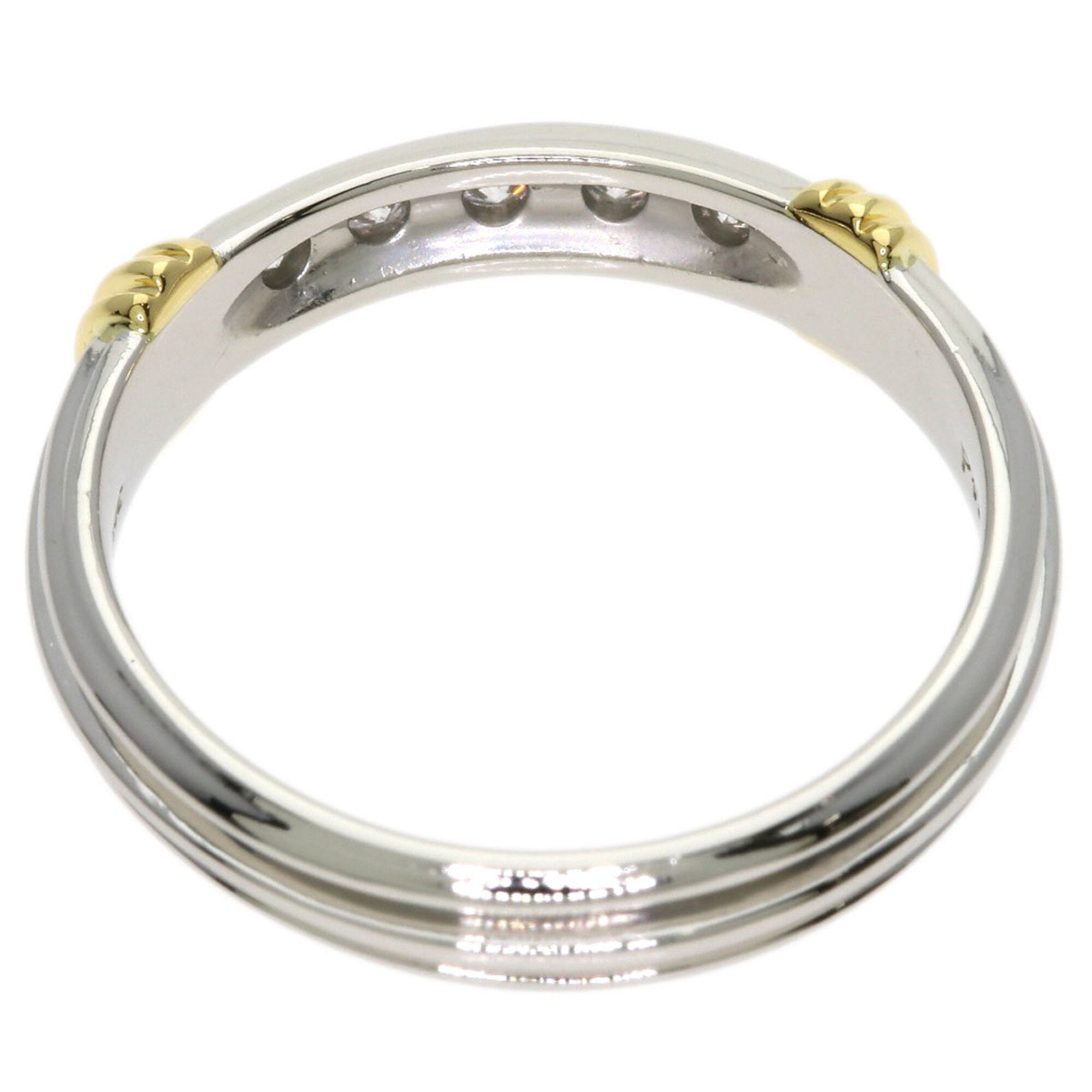 Christian Dior Yellow Gold (18K) Platinum 950 Band Ring (Pre-Owned)
