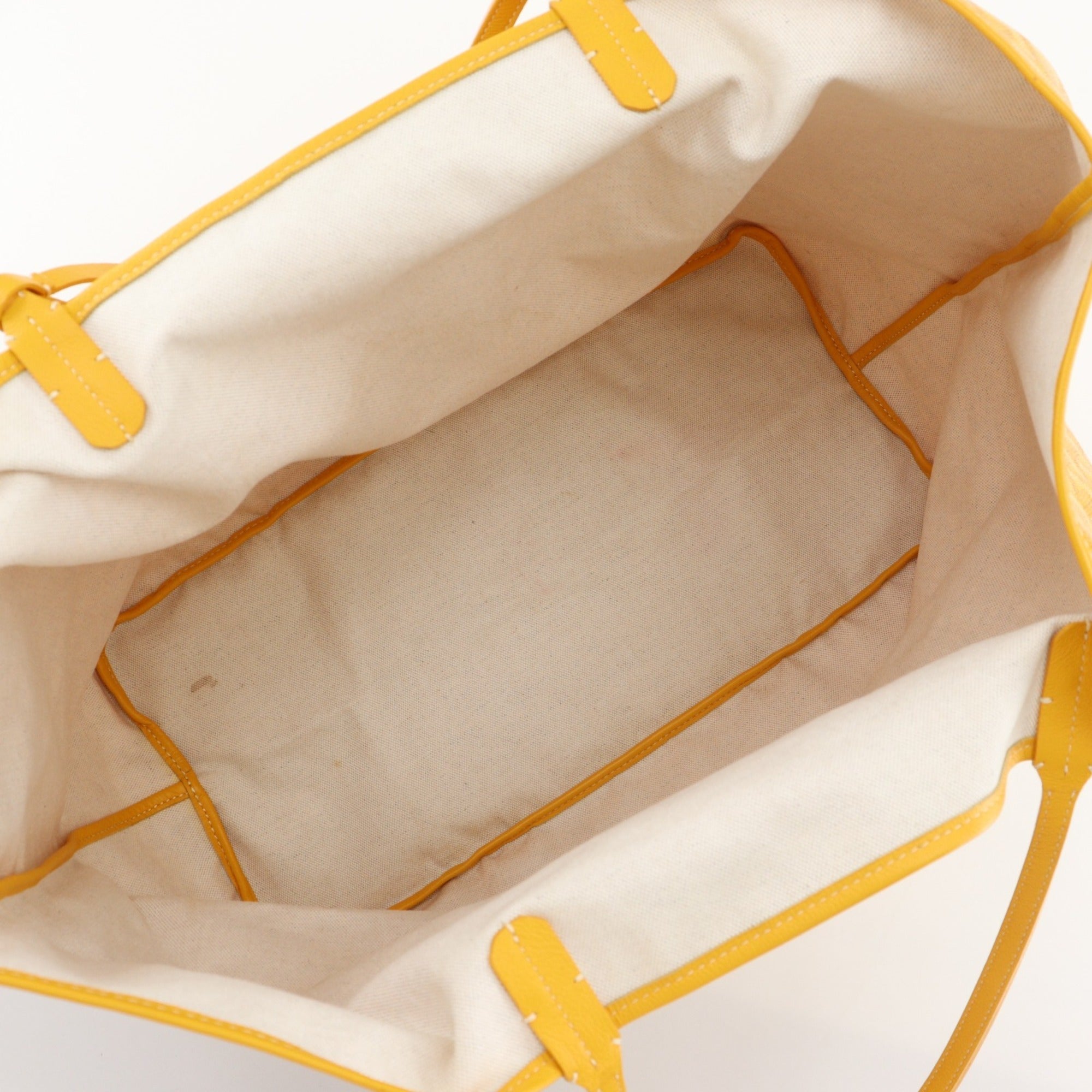 Goyard Saint Louis Yellow Pvc Tote Bag (Pre-Owned)