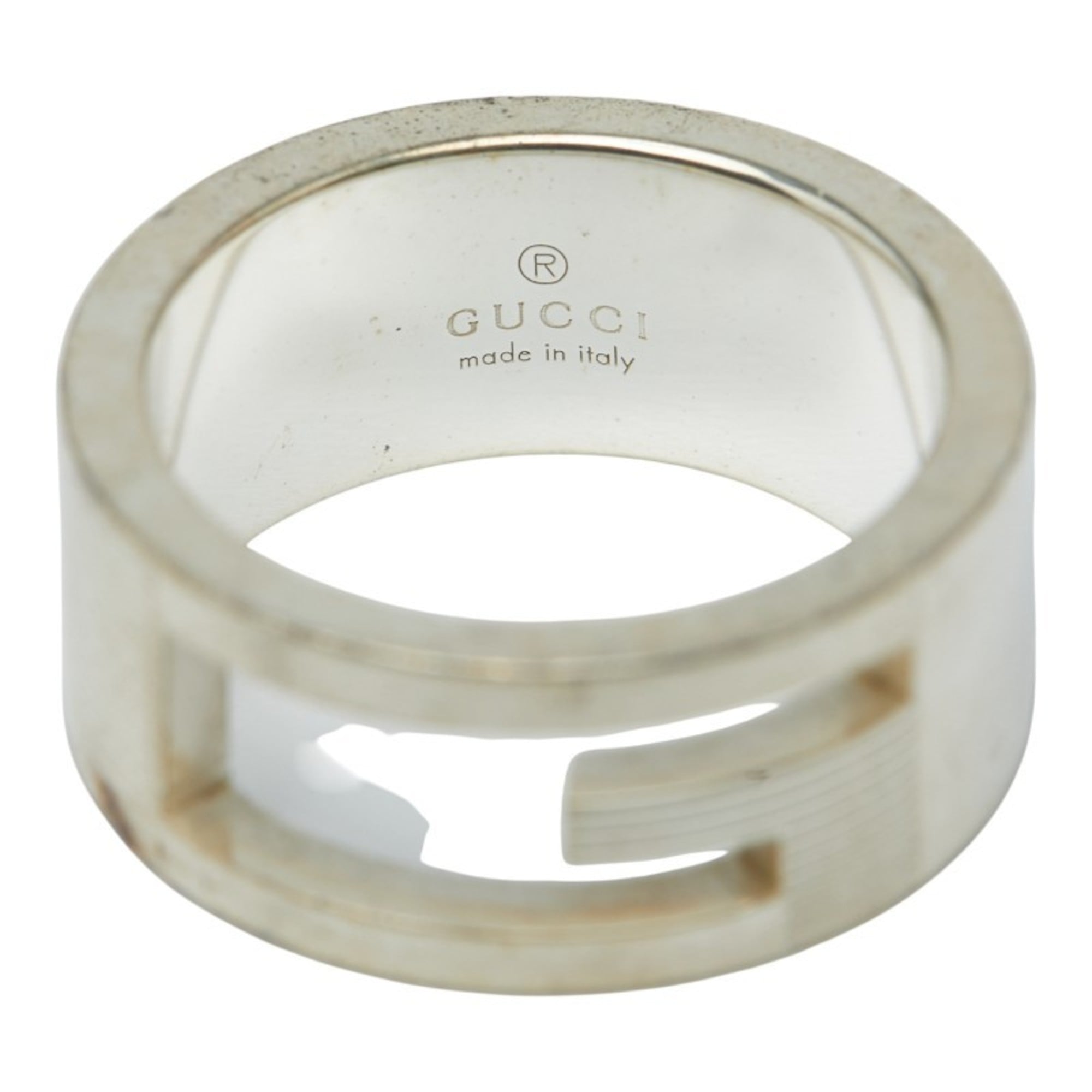 Gucci Silver Silver 925 Band Ring (Pre-Owned)