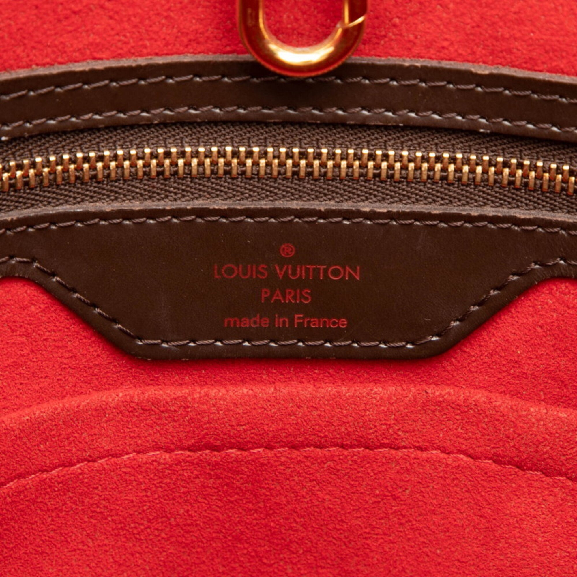 Louis Vuitton Brown Damier Canvas Pvc Shoulder Bag (Pre-Owned)