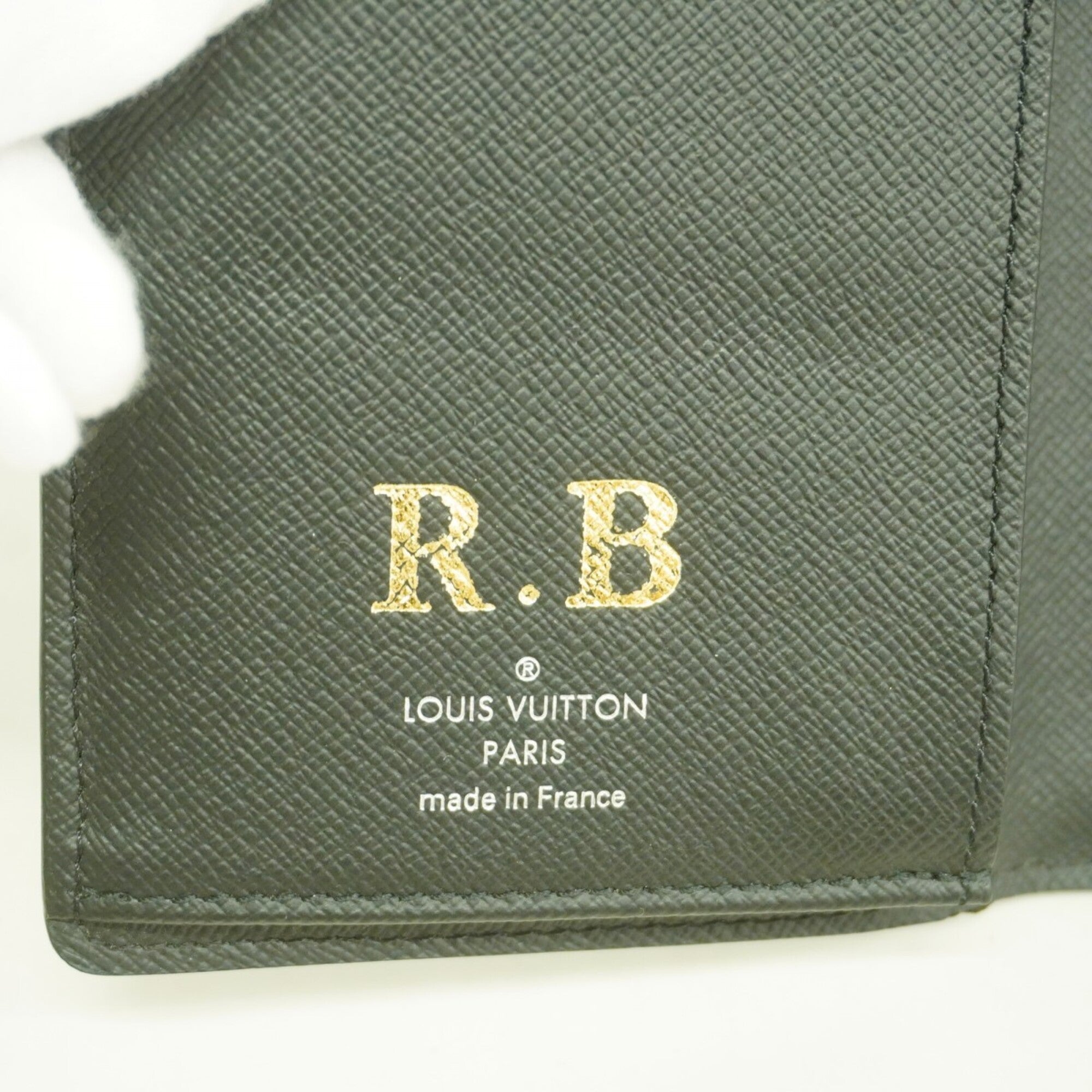 Louis Vuitton Black Brown Long Wallet (Bi-Fold) (Pre-Owned)