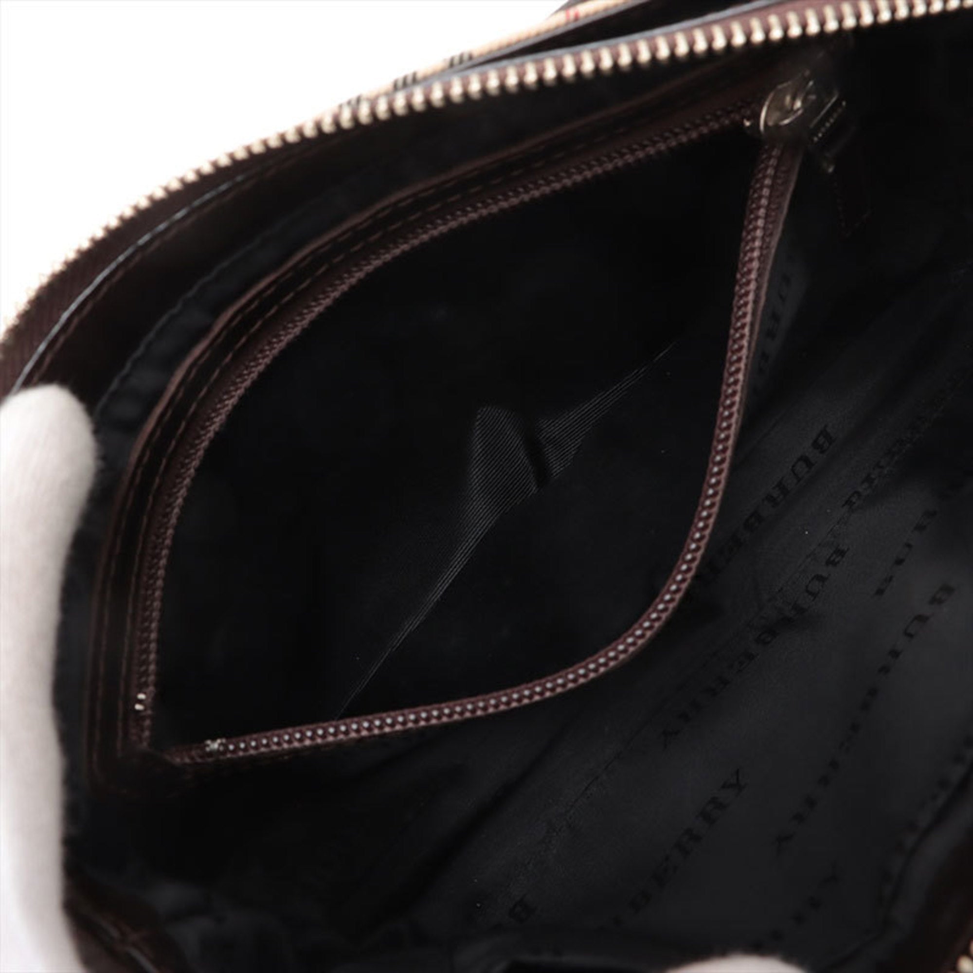 Burberry Brown Canvas Shoulder Bag (Pre-Owned)