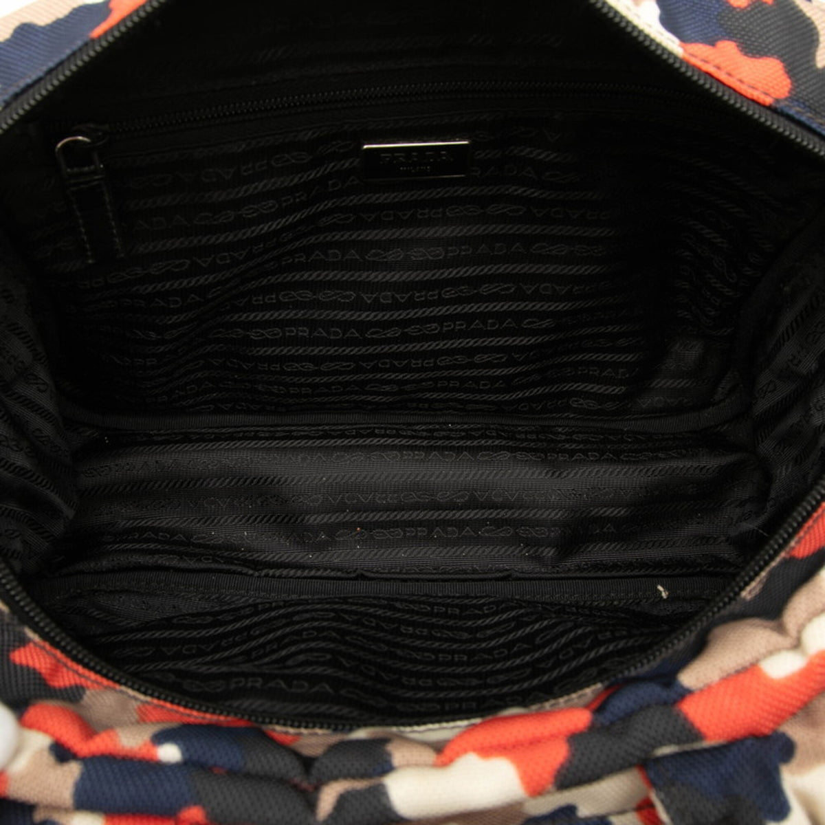 Prada Multi-Color Canvas Handbag Shoulder Bag (Pre-Owned)
