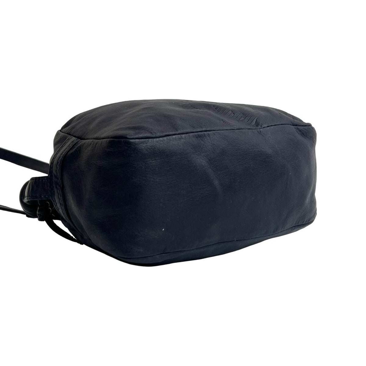 Loewe Purple Leather Pochette Shoulder Bag (Pre-Owned)