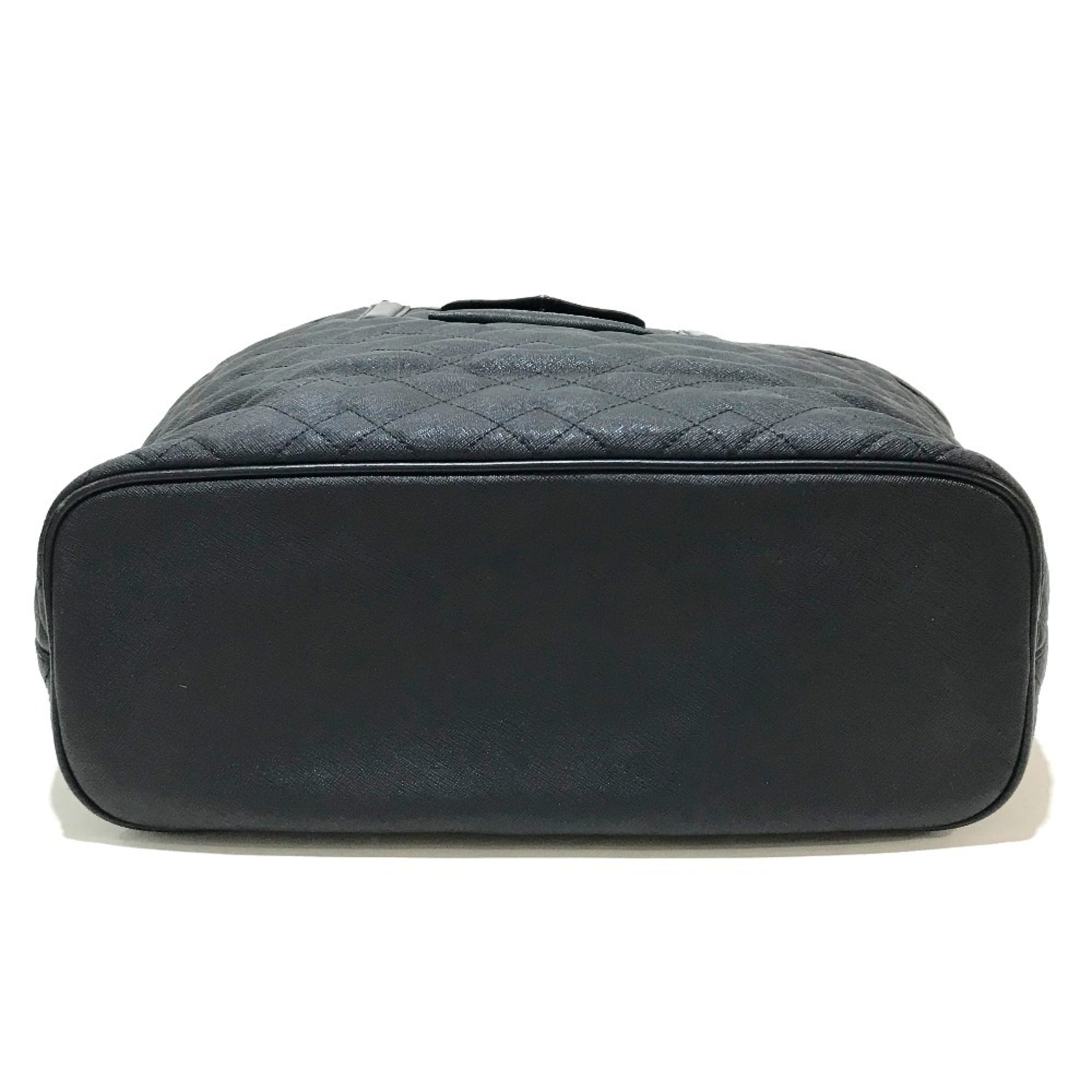 Marc By Marc Jacobs Black Pvc Leather Shoulder Bag Tote Bag (Pre-Owned)