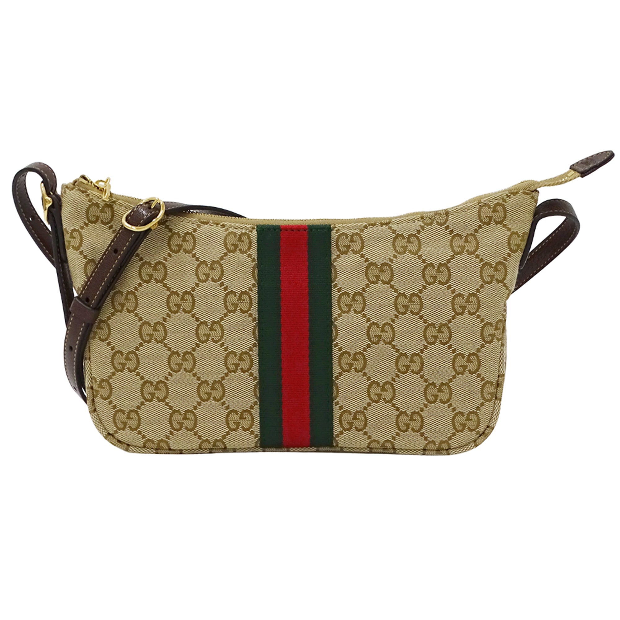 Gucci Beige Brown Gg Supreme Canvas Handbag Shoulder Bag (Pre-Owned)