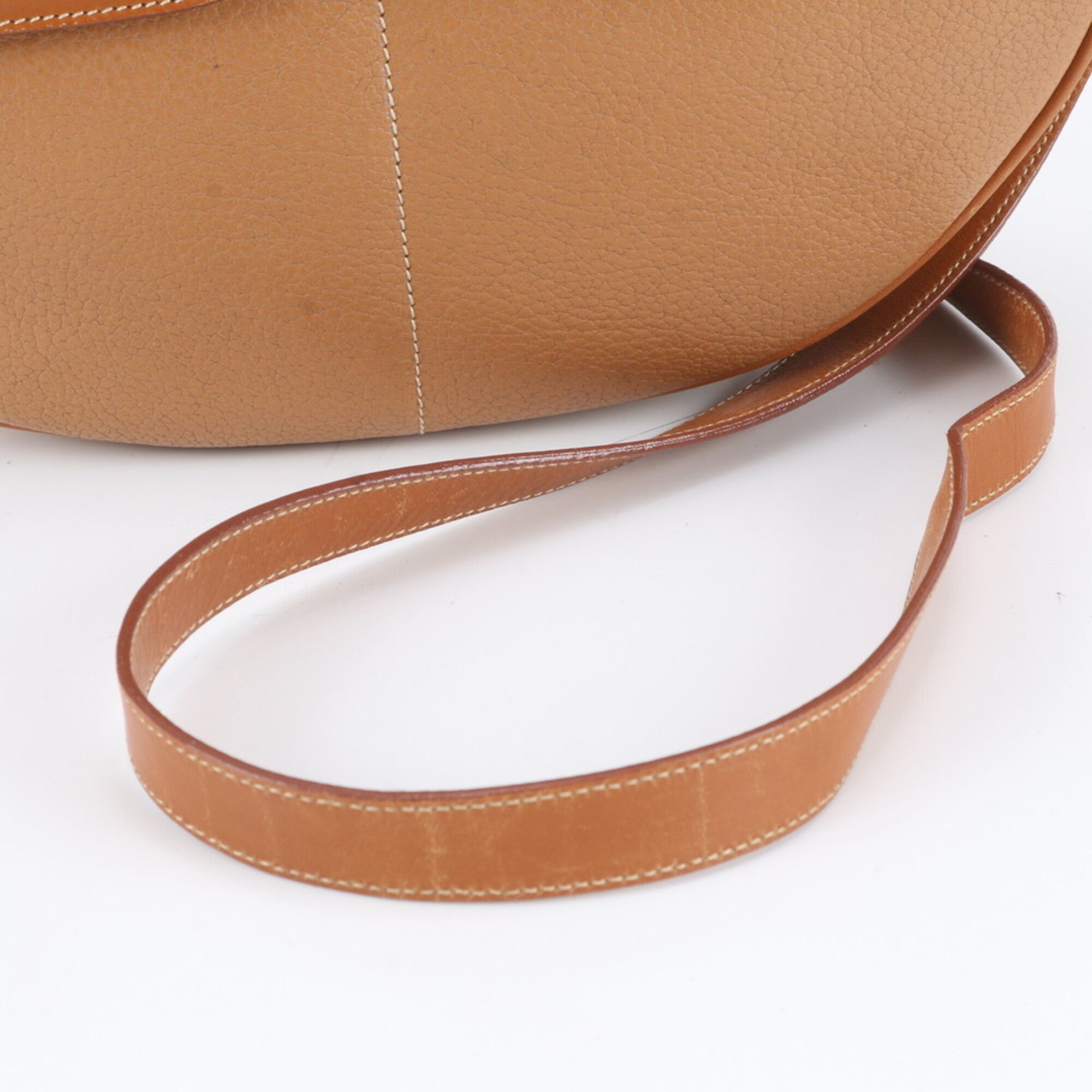 Gucci Brown Leather Crossbody Bag Shoulder Bag (Pre-Owned)