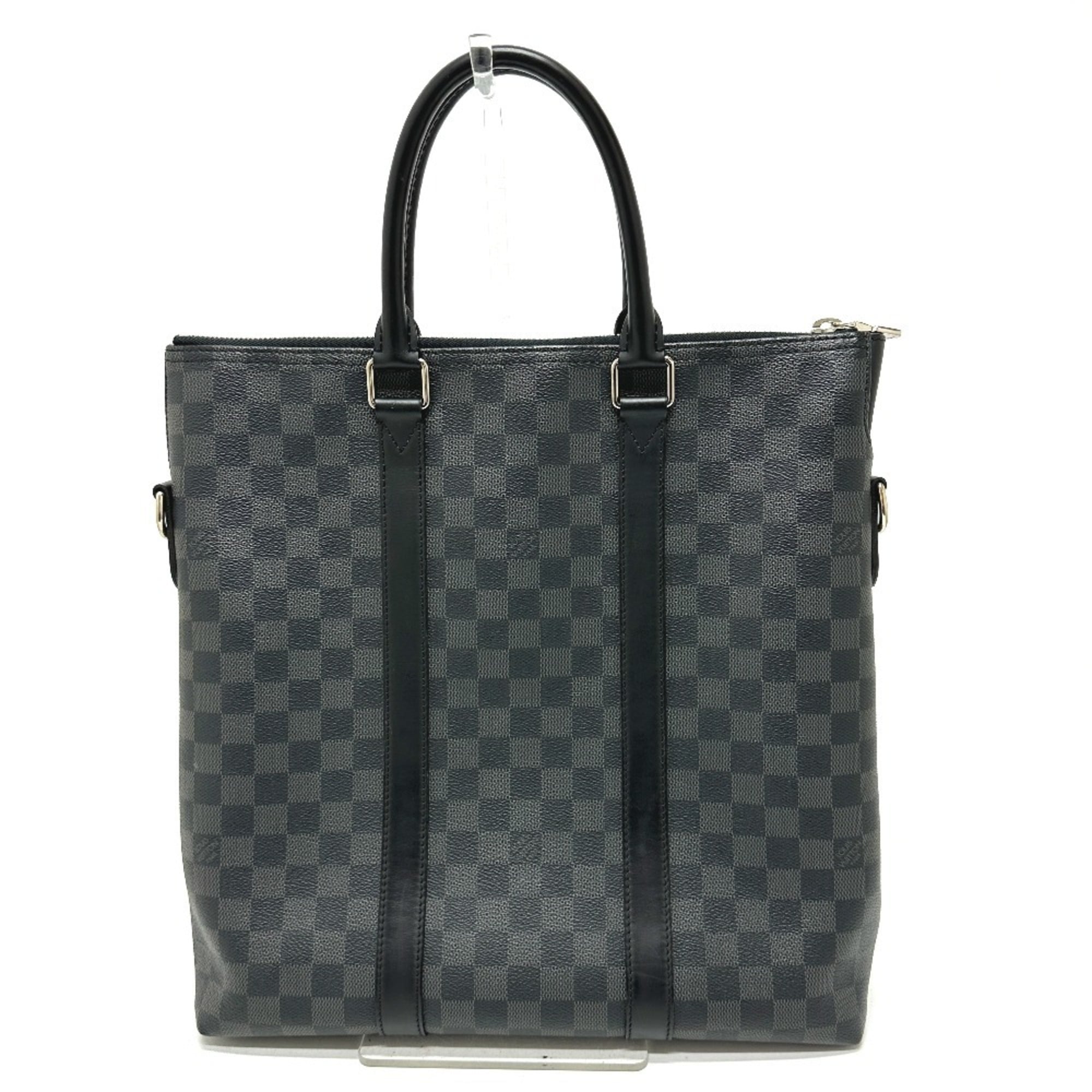 Louis Vuitton Damier Graphite Black Galle Damier Graphite Tote Bag (Pre-Owned)