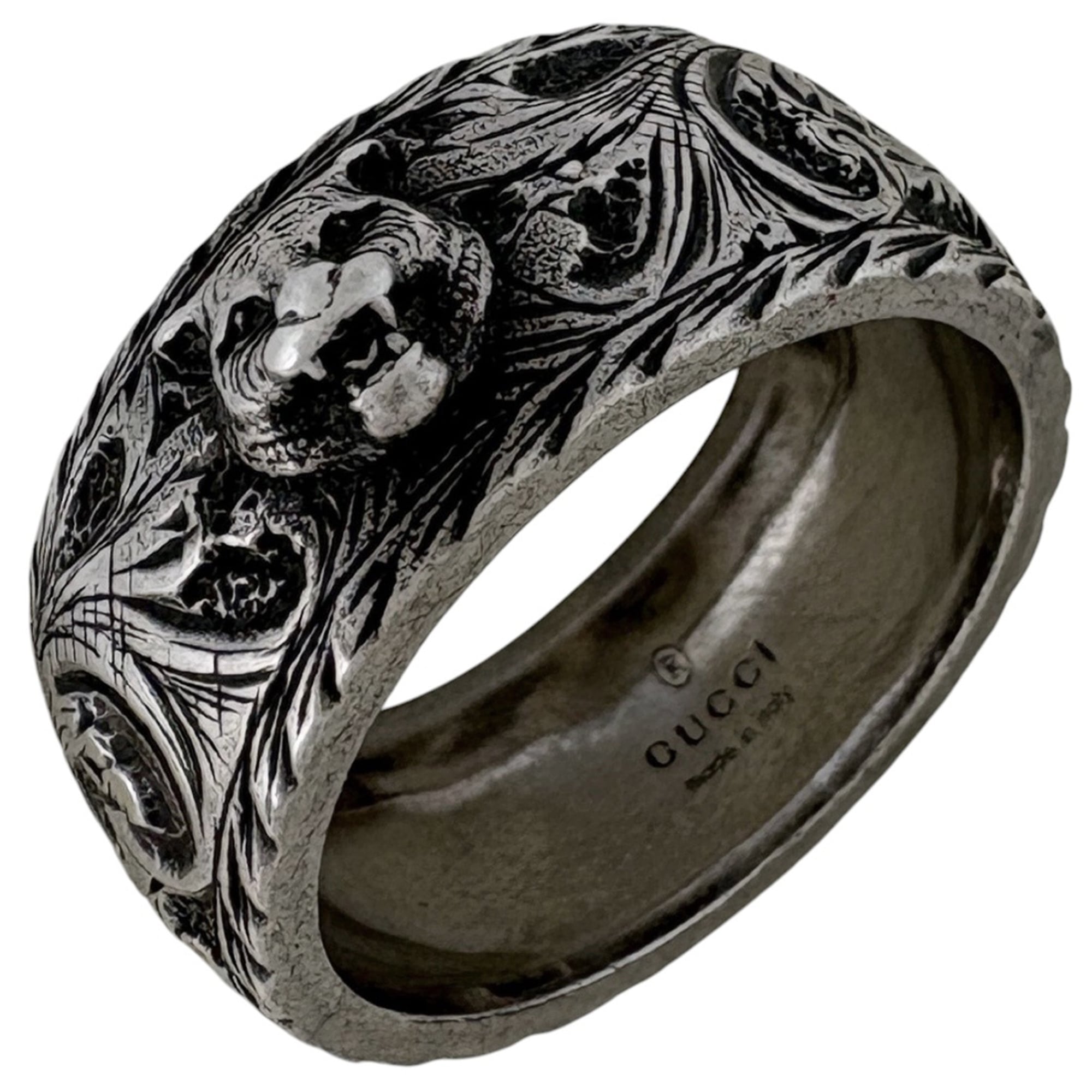 Gucci Silver Silver 925 Band Ring (Pre-Owned)