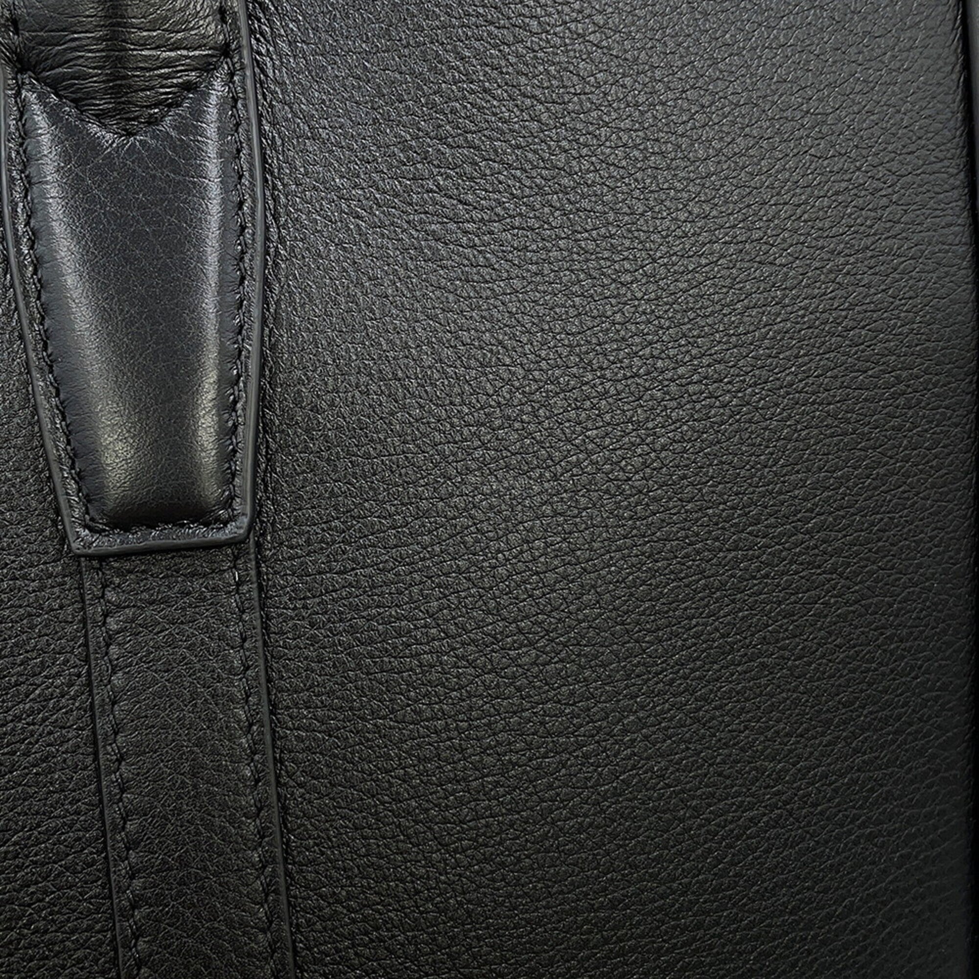 Celine Black Leather Handbag Tote Bag (Pre-Owned)
