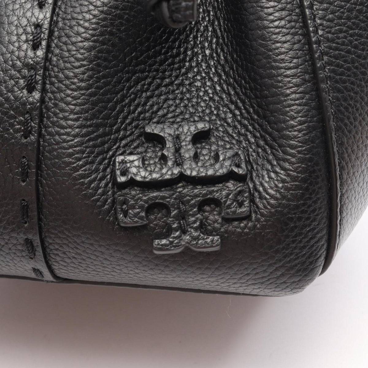 Tory Burch Black Leather Handbag (Pre-Owned)